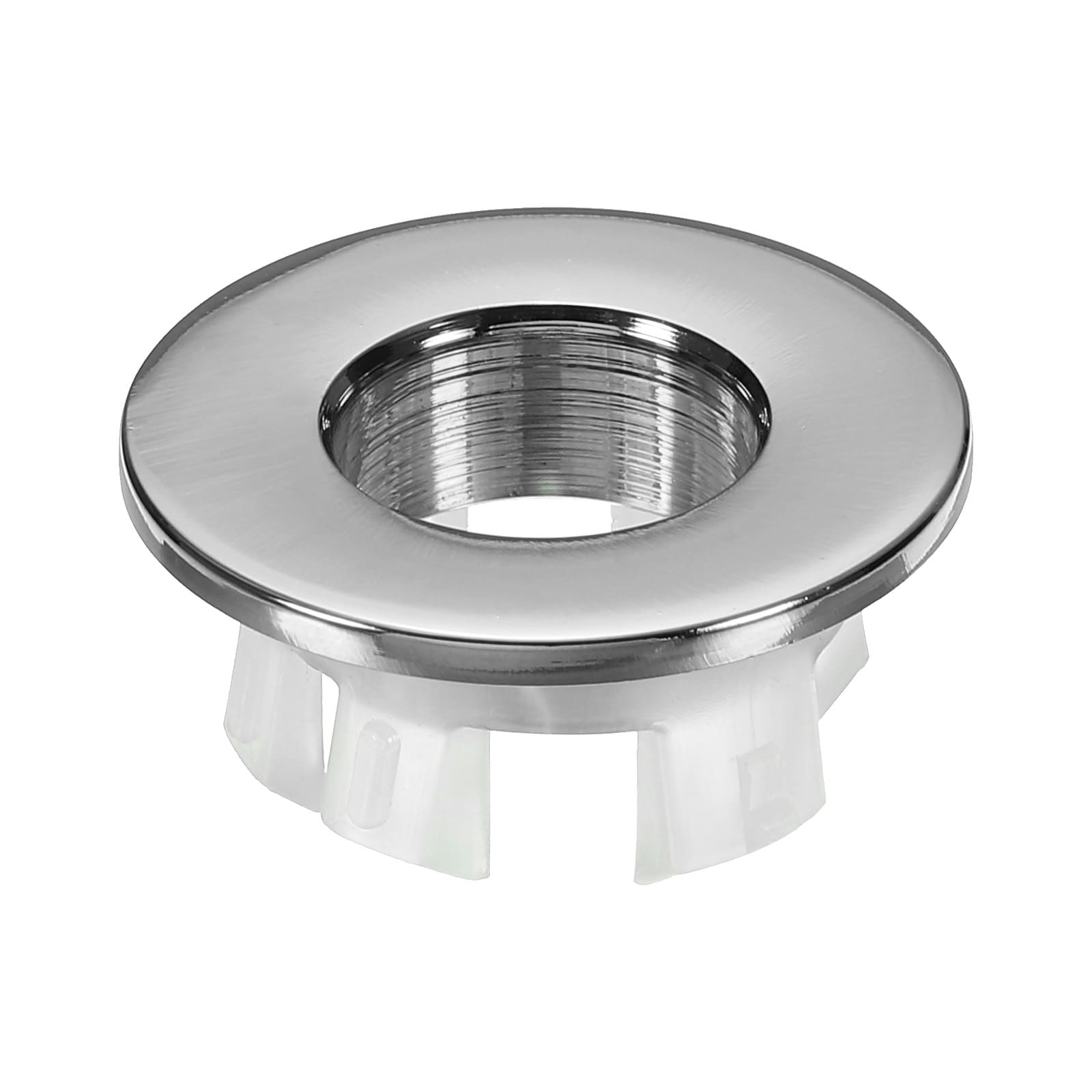 PATIKIL Sink Overflow Ring Sink Basin Trim Overflow Cover Insert in Hole Round Ring Covers Caps for Kitchen Bathroom Silver #S25093000UX5075