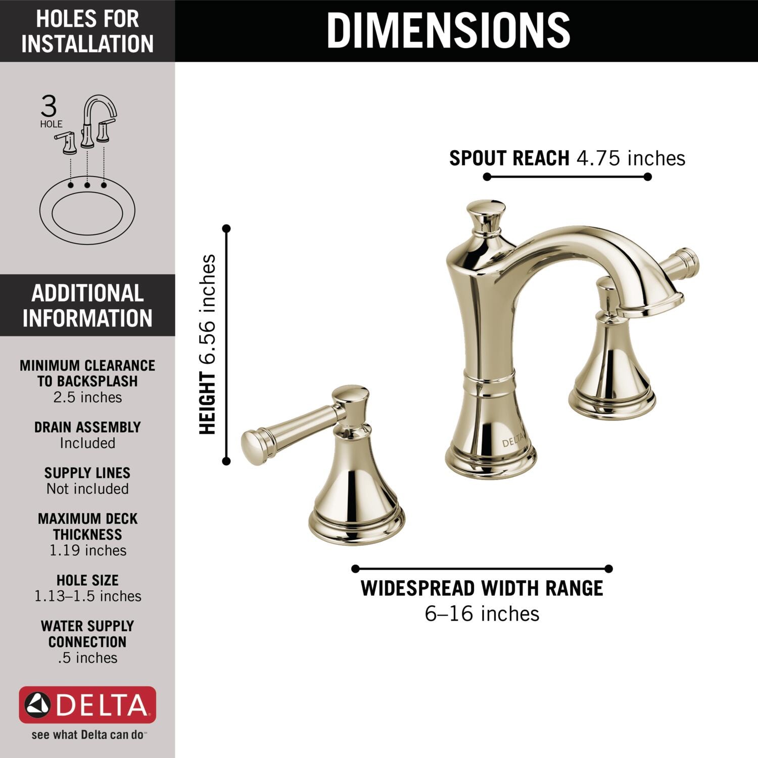 Delta 35757LF-CZ Lavatory-Faucets - View #3