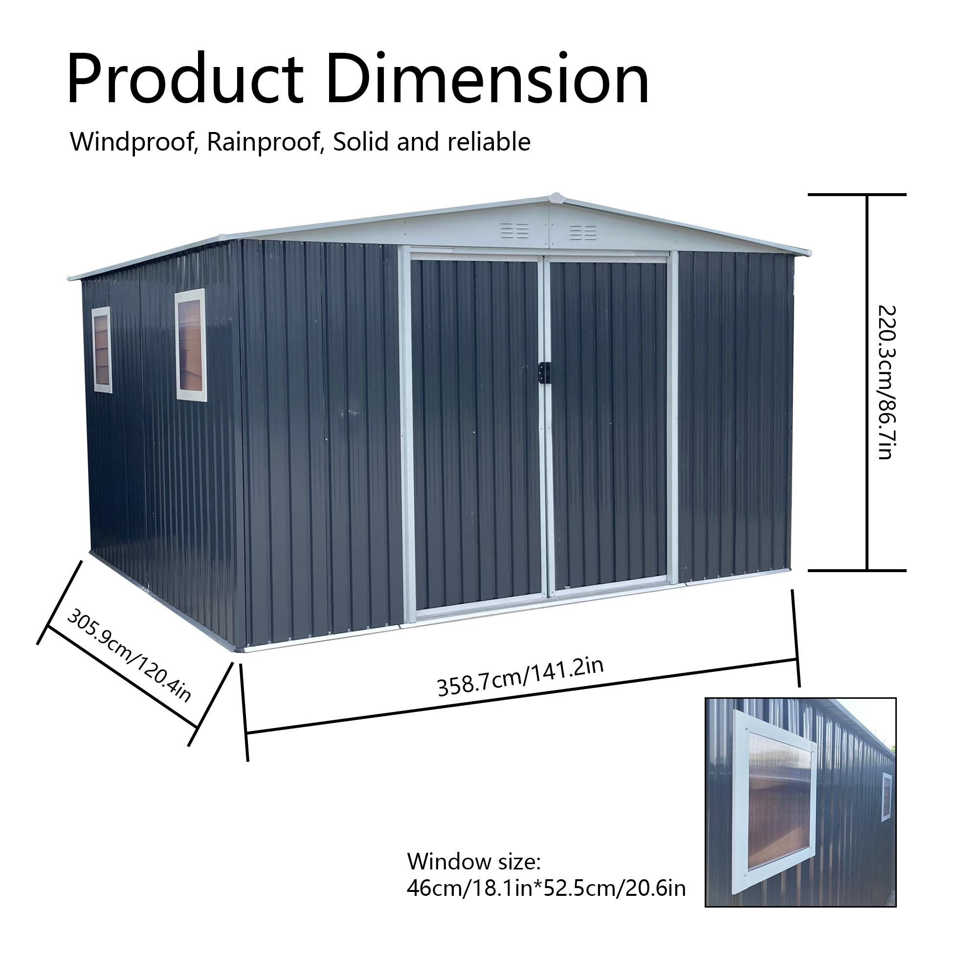 Bayfeve BF-279405-SD Metal-Storage-Buildings-Sheds - View #5