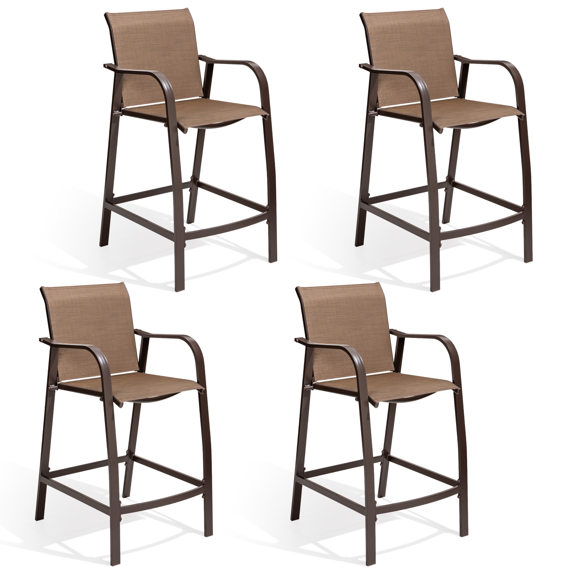 outdoor sling back bar stools