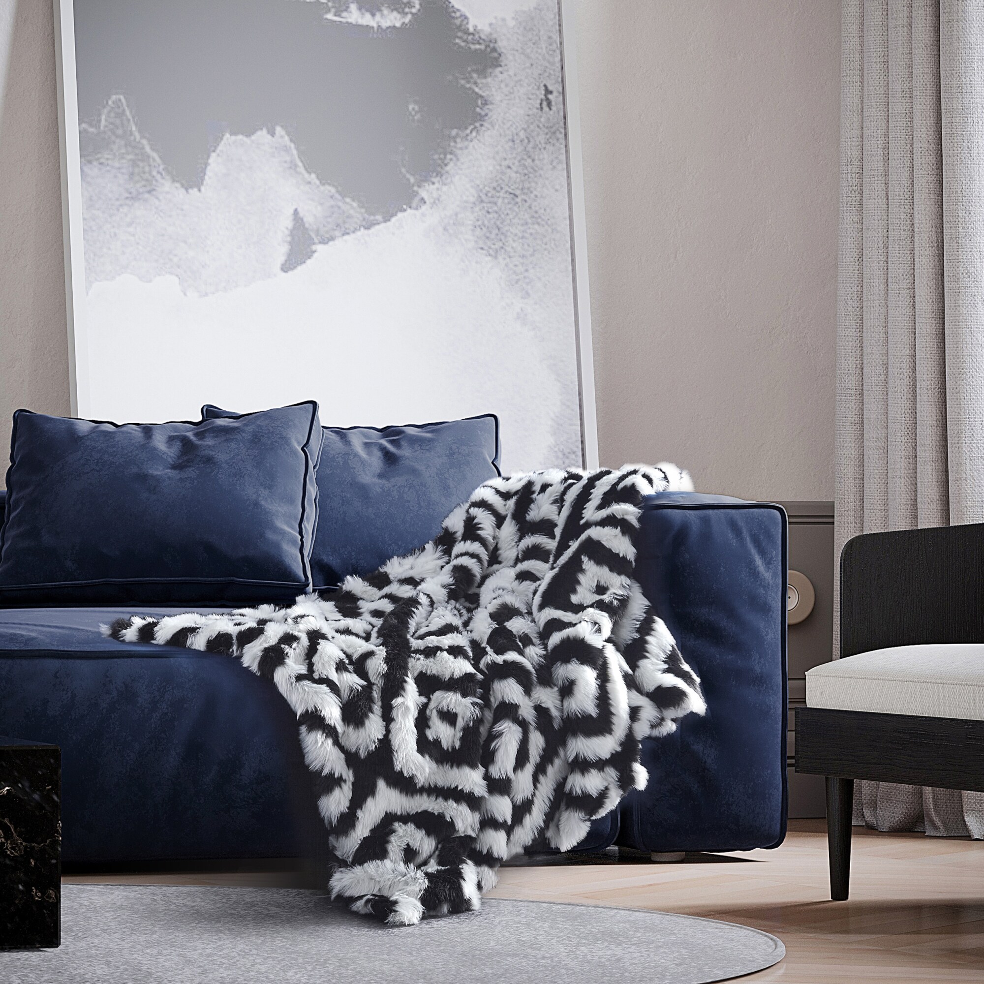 Inspired Home T392-30BK-LS Blankets-And-Throws - View #2