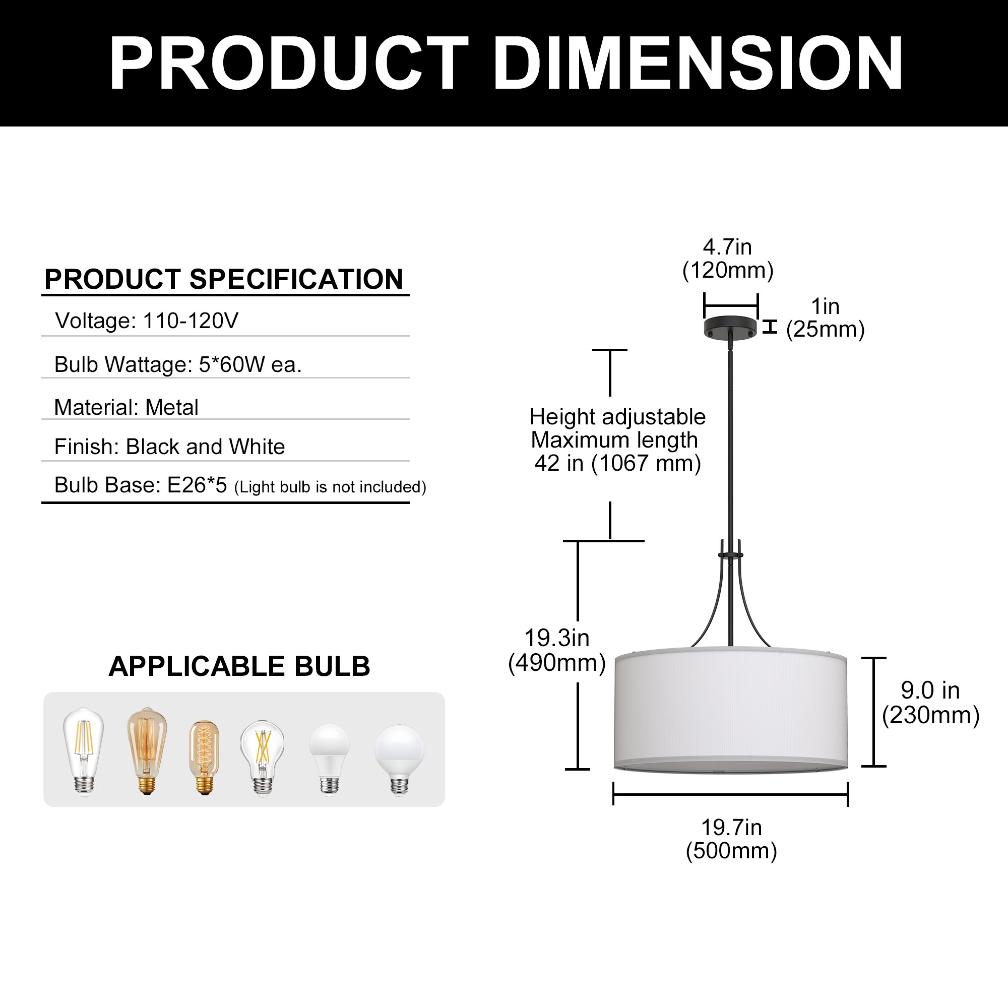 DORESshop LSC-OG-ZX23201EBL Pendant-Lights - View #5