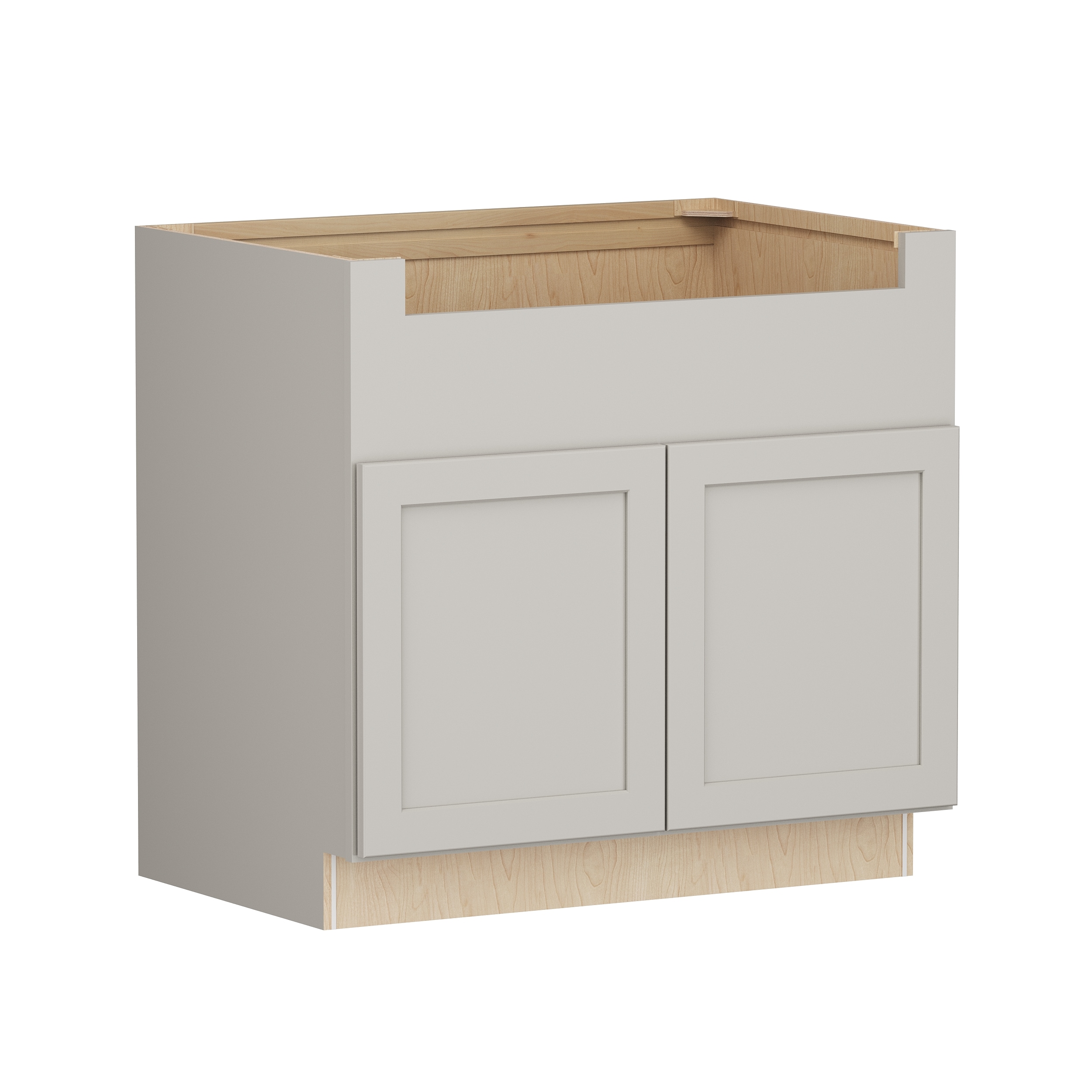 Shenandoah PRO Express SPE 90MYS-25379 Breckenridge 36-in W x 34.5-in H x 24-in D Stone Full Overlay Apron front sink Base Fully assembled Plywood Cabinet (Recessed Panel Shaker)