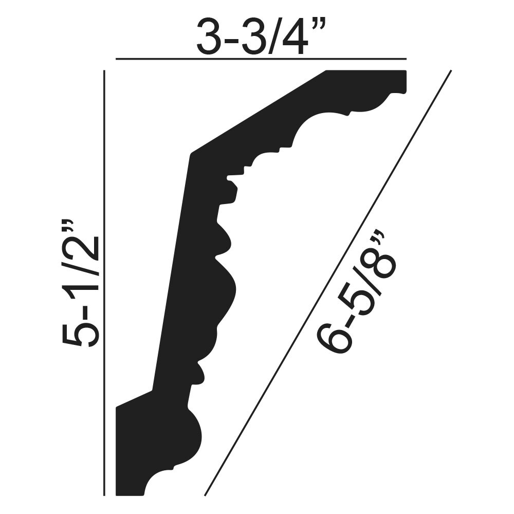 Architectural Products by Outwater 3P5.37.00742 Crown-Moulding - View #2