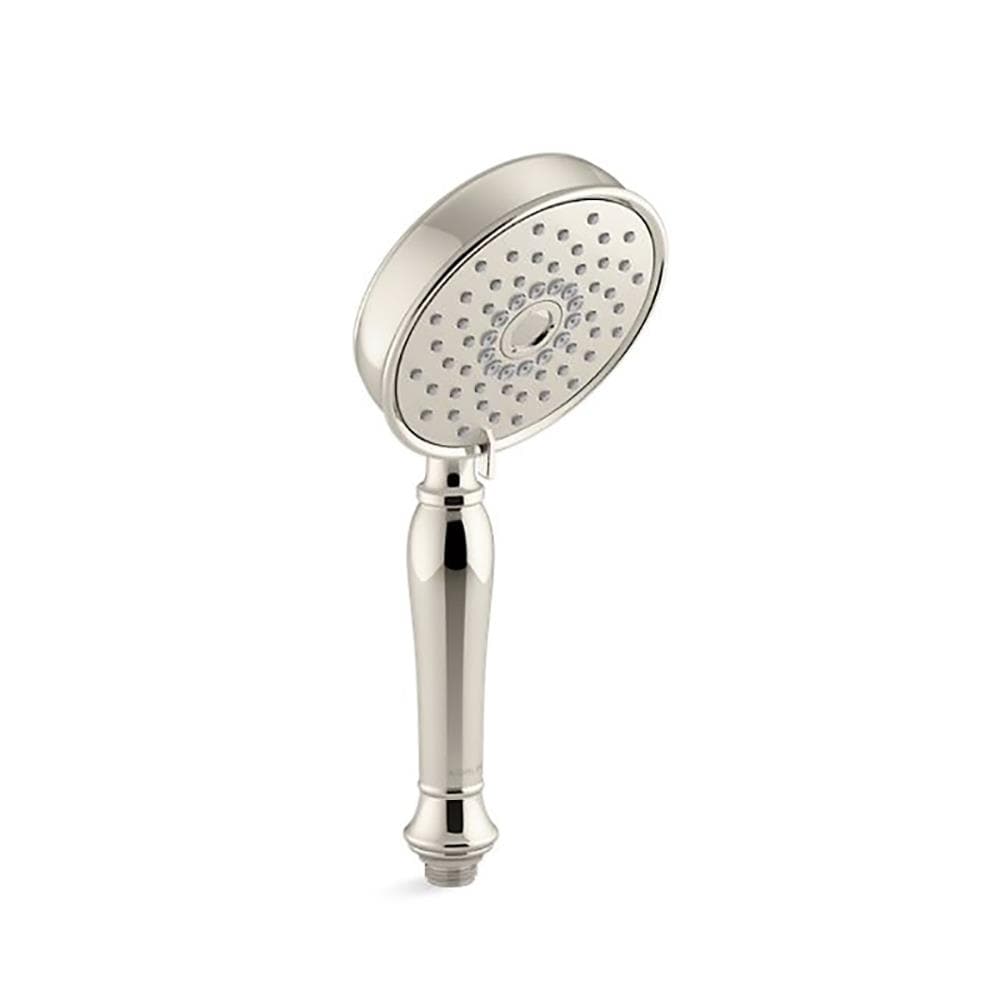 KOHLER K-22163-SN Bancroft 3.0 -Spray Vibrant Polished Nickel Handheld Shower Head 2.5 GPM