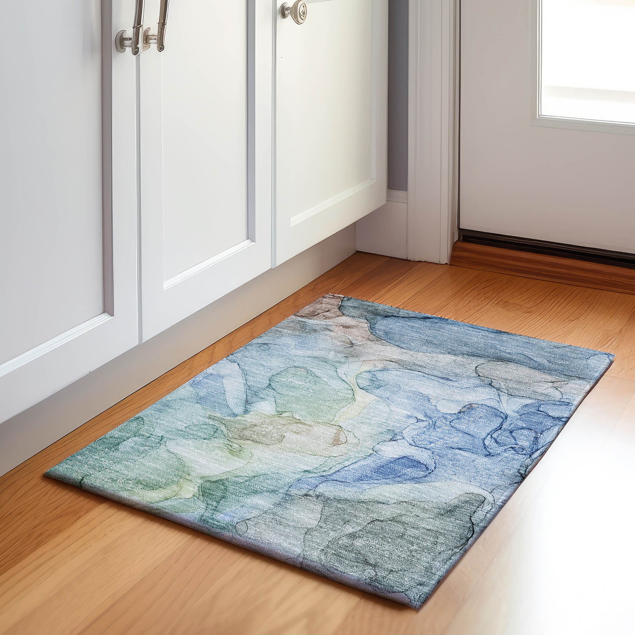 Addison Rugs AMF532PP20X30 Mayfield AMF532PP 2 x 3 (ft) Loomed Polyester Purple Rectangular Indoor Geometric Machine washable Area rug