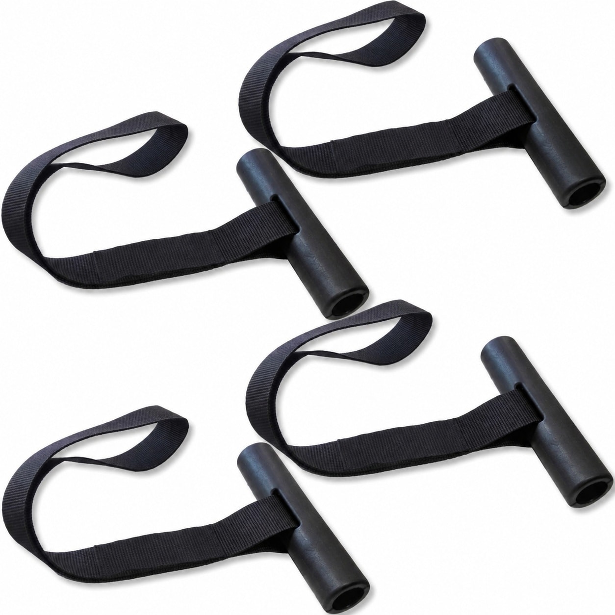 DYRCJ  Quick Hood Loops Trunk Anchor Kayak Tie Downs Straps Secure Lashing Point for Canoe Bow Stern Transport Roof Rack 2 Pairs Heavy Duty