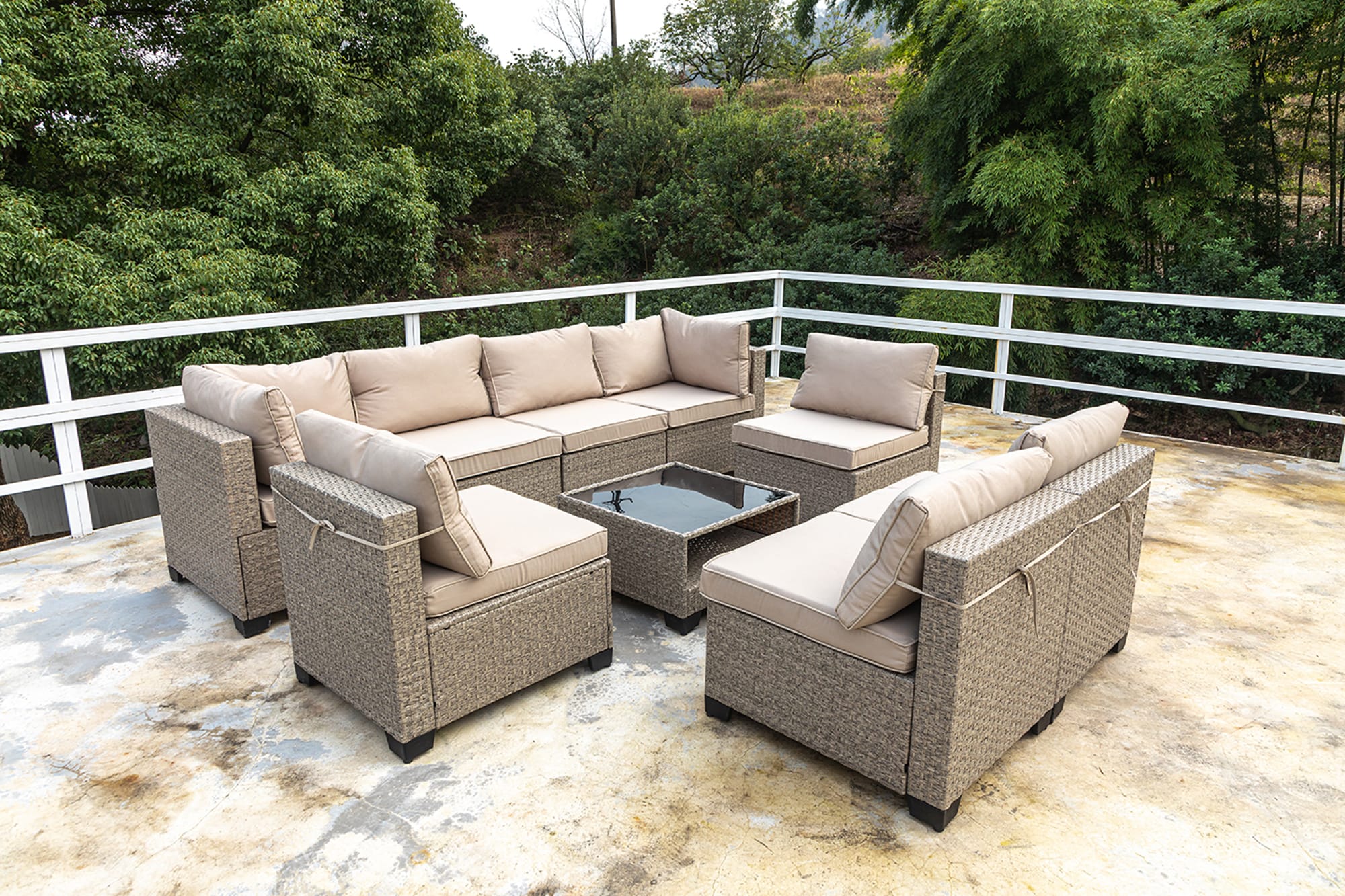 SINOFURN SYA330123BG Patio-Sofas-Daybeds - View #6