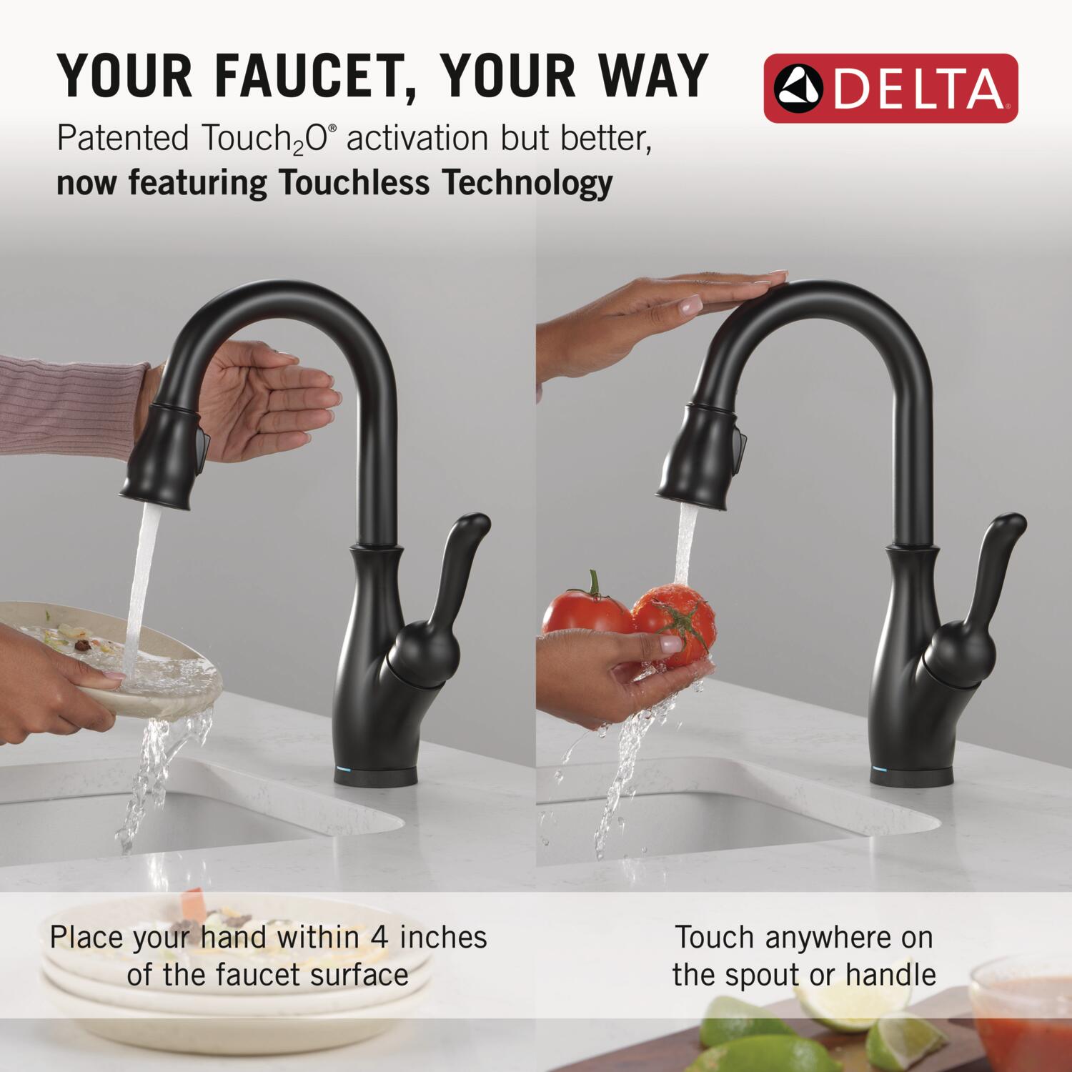 Delta 9678TL-BL-DST Kitchen-Faucets - View #2