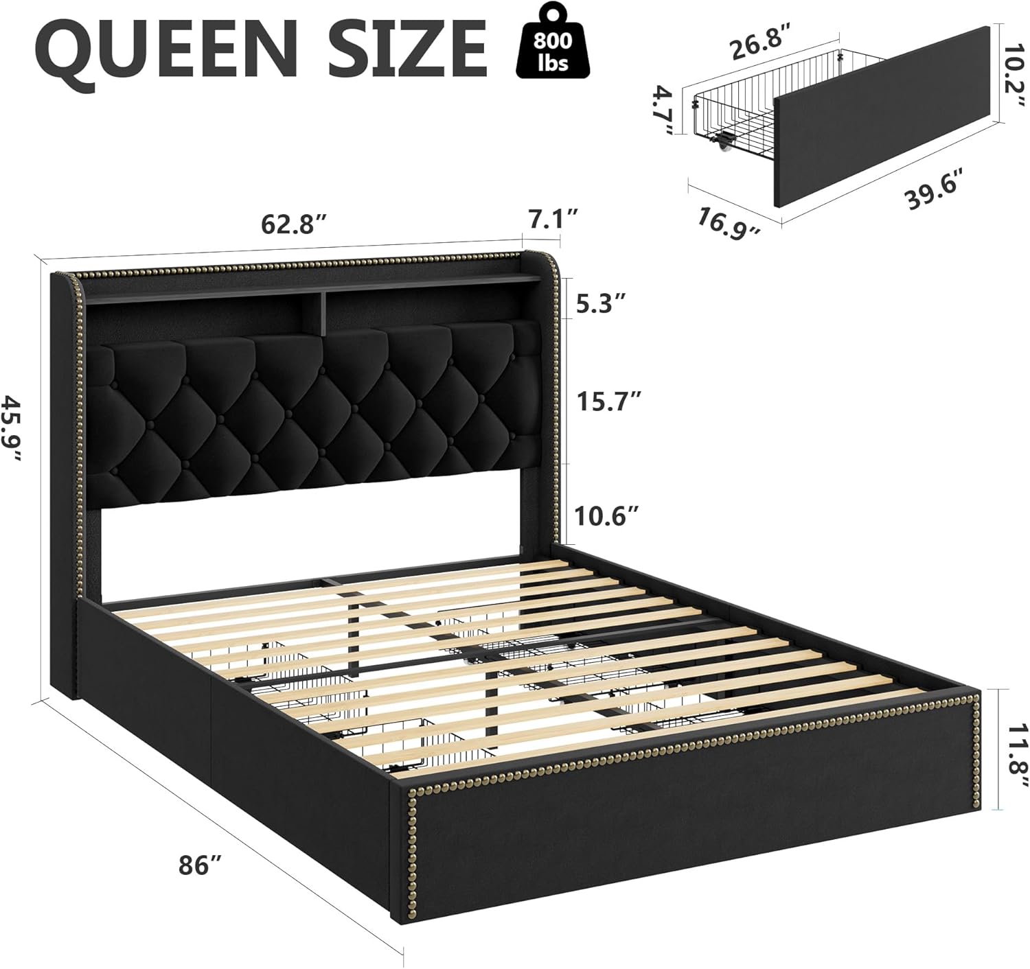 Qeetex LHF-BED-PHK-335XTPNY beds - View #2