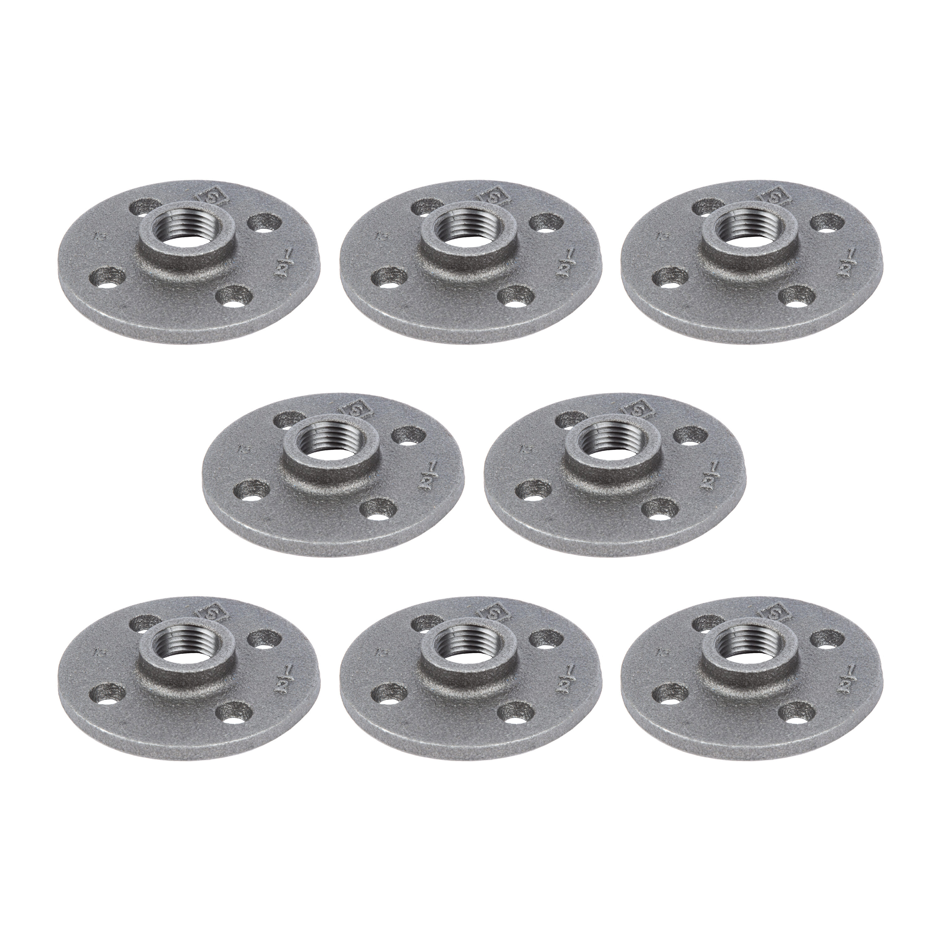 RELIABILT 310LF-12-8 1/2-in Black Floor Flange (8-Pack)