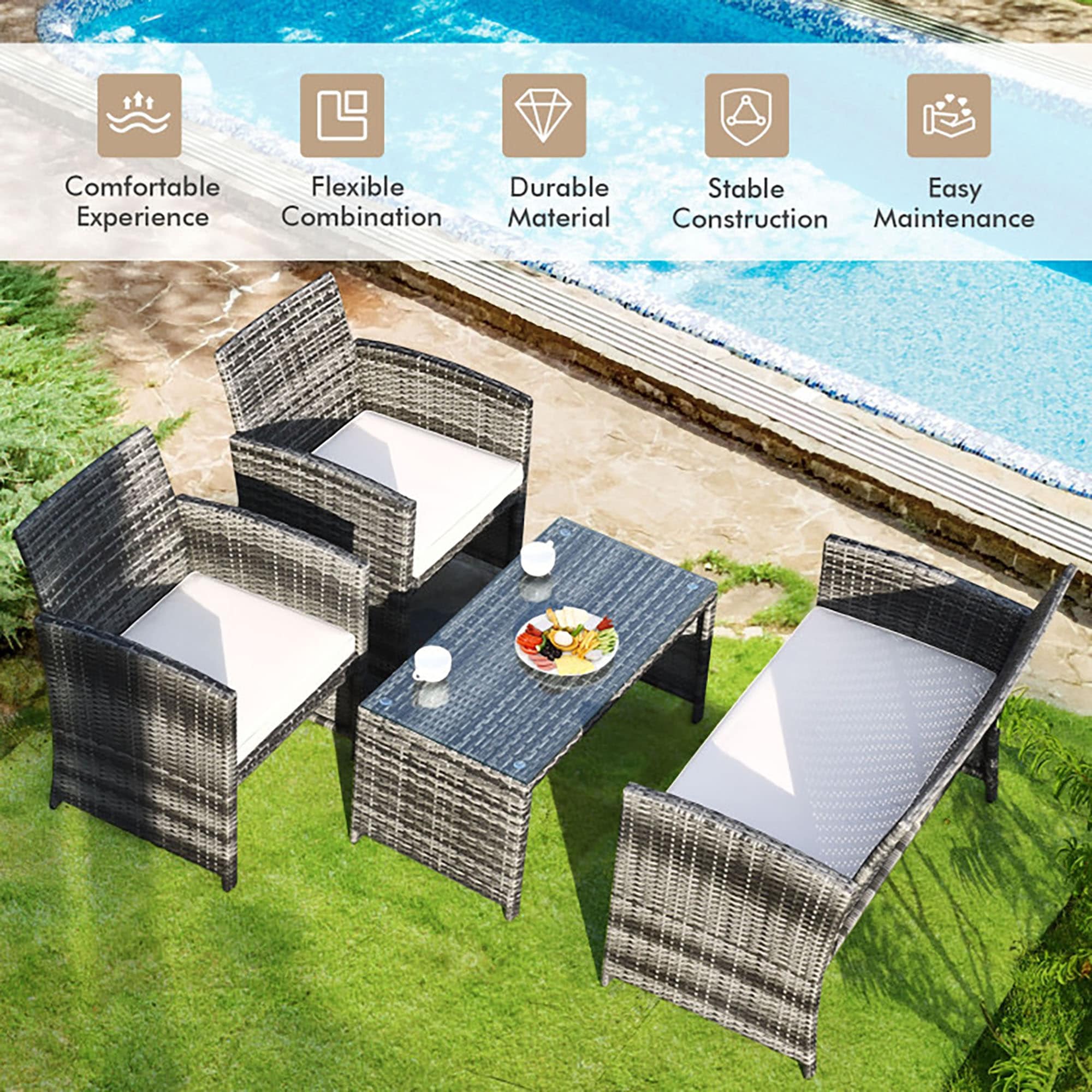 CASAINC CN-RS4002GY Patio-Conversation-Sets - View #3