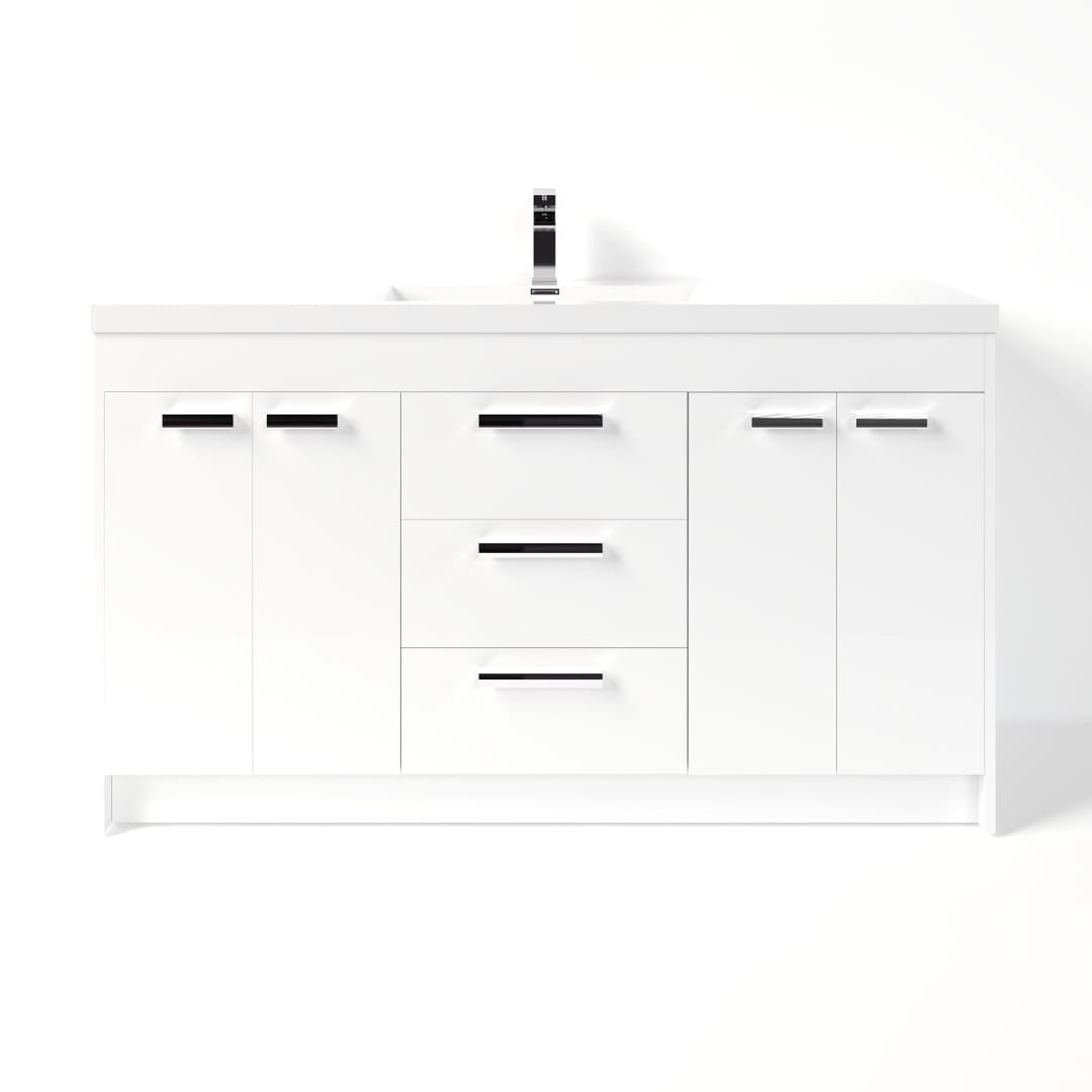 Eviva EVVN15-8-SS-60WH Bath-Vanity-Combo - View #10
