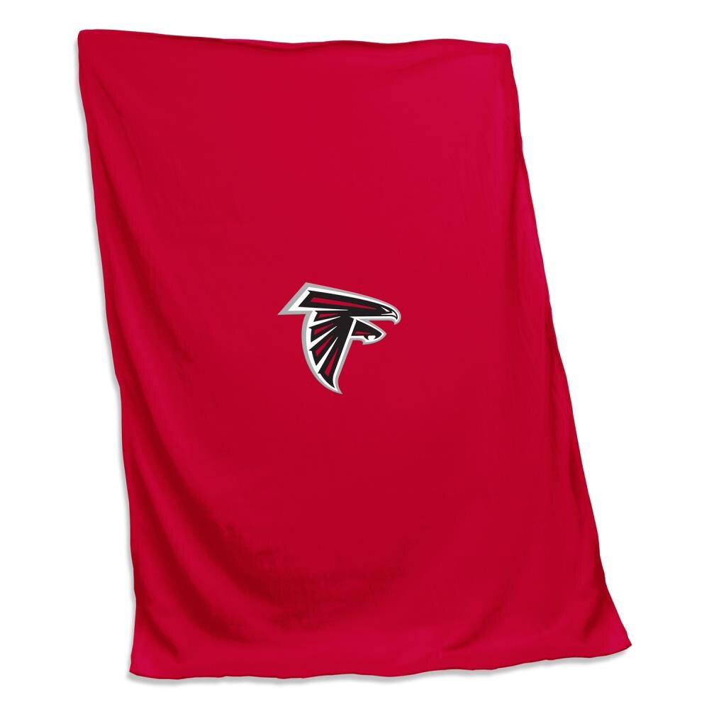 Logo Brands 602-74 Atlanta Falcons Sweatshirt Blanket Red 60-in x 80-in 2.6-lb