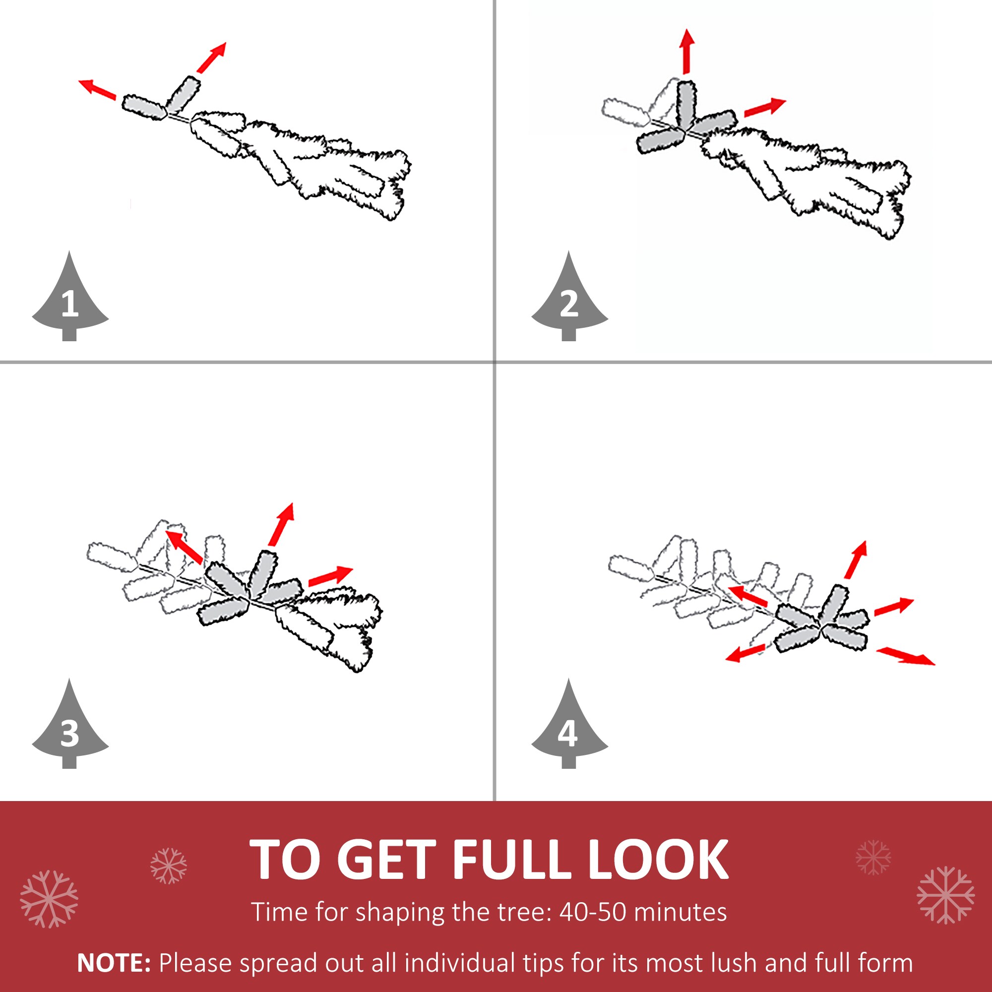 AAZJ NBC-CM70557 Artificial-Christmas-Trees - View #4