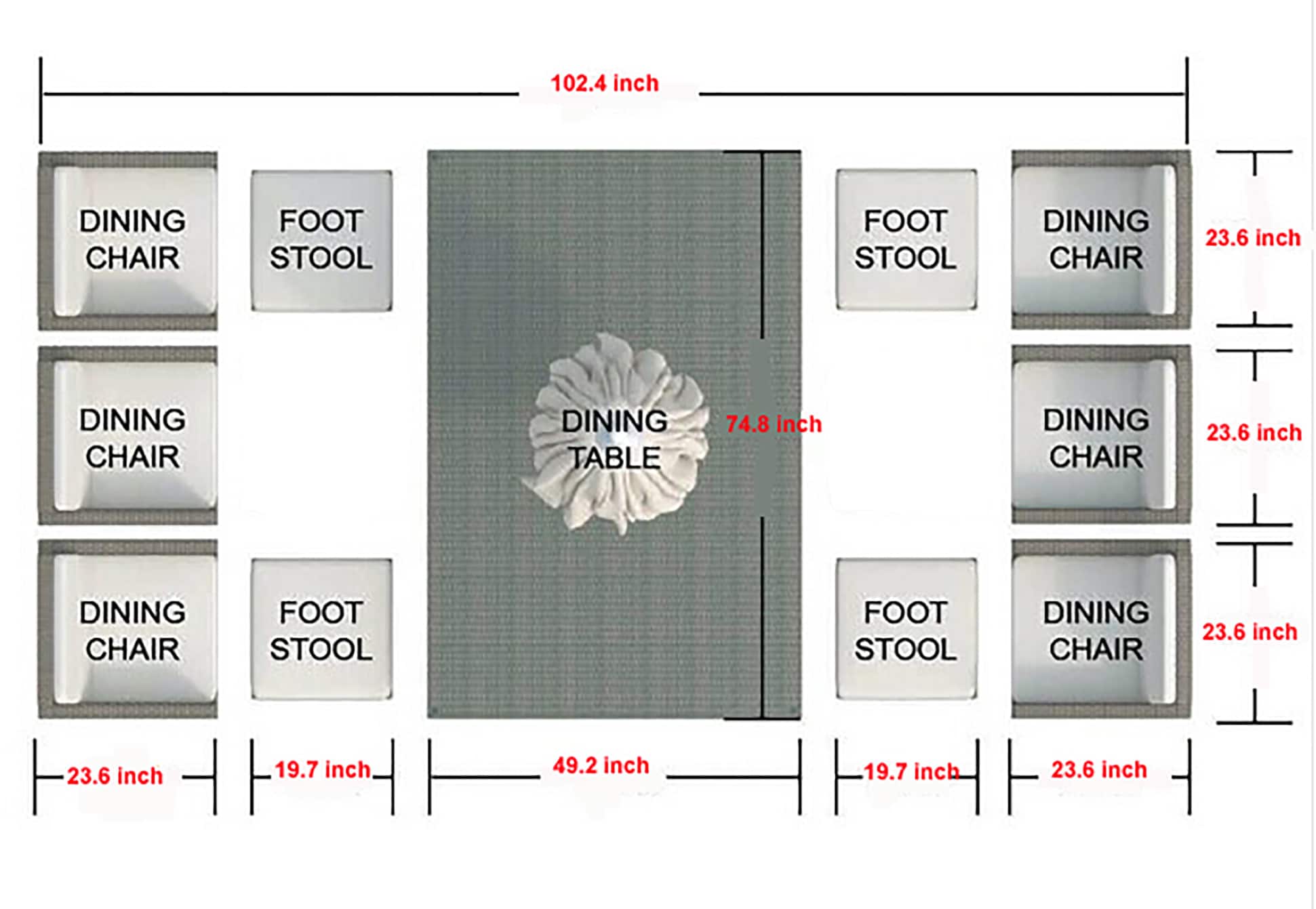 Moda Furnishings CMAD-3234-GR Patio-Dining-Sets - View #13