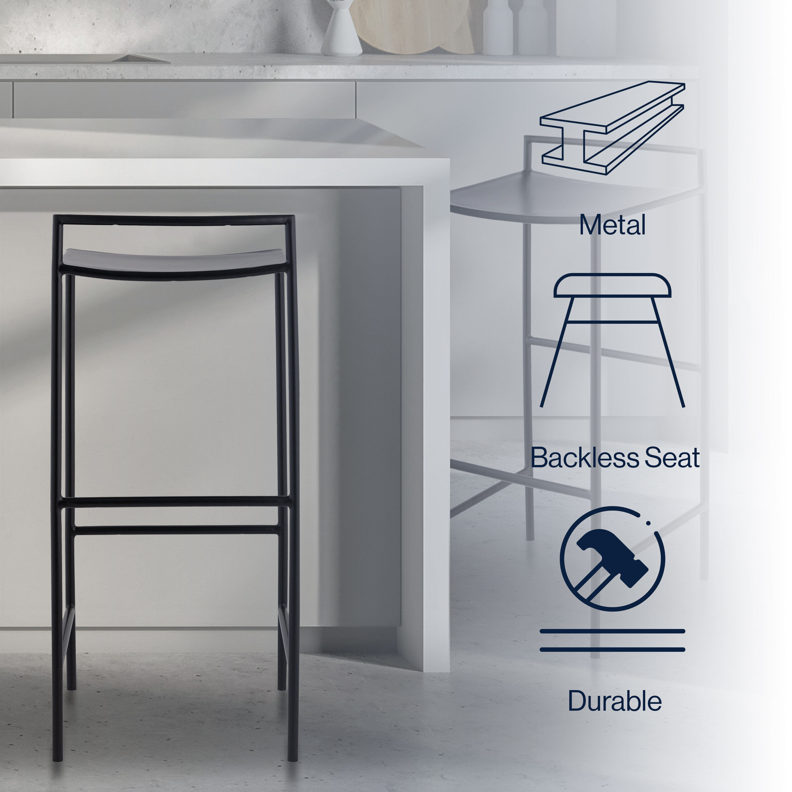 JONATHAN  Y BSL1004A stools - View #3