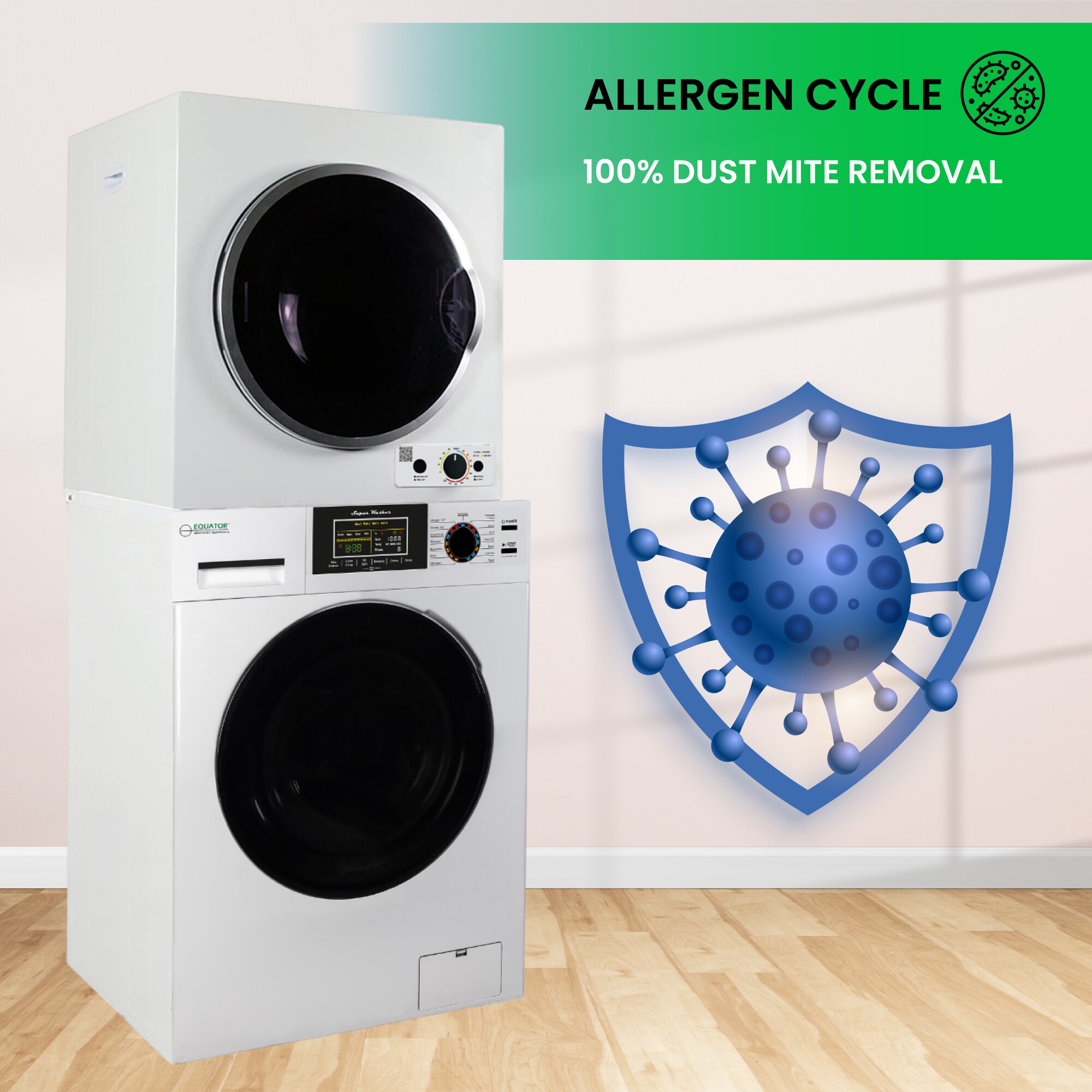 Equator Advanced Appliances EW 835 + ED 850 Combo-Washer-And-Dryer - View #13
