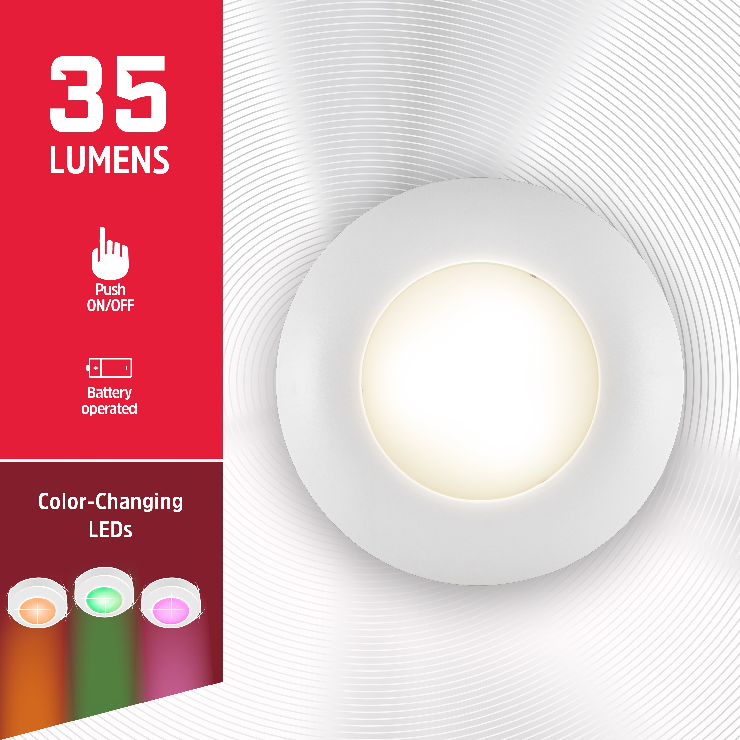 Up To 77% Off on 2 Pack 8 Colors Led Motion Se