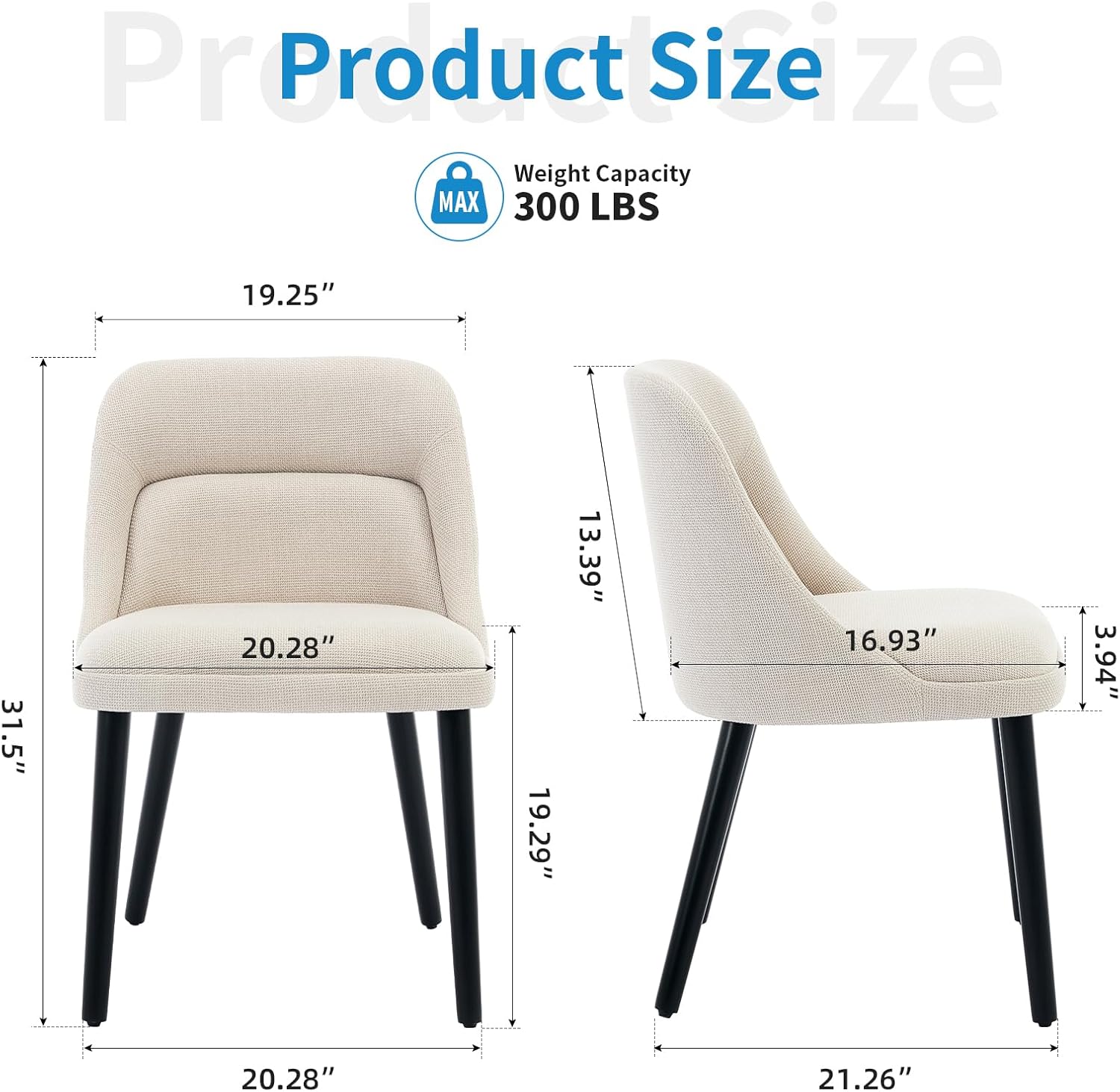 Qeetex QET-DC-WJ548 Dining-Chairs - View #2