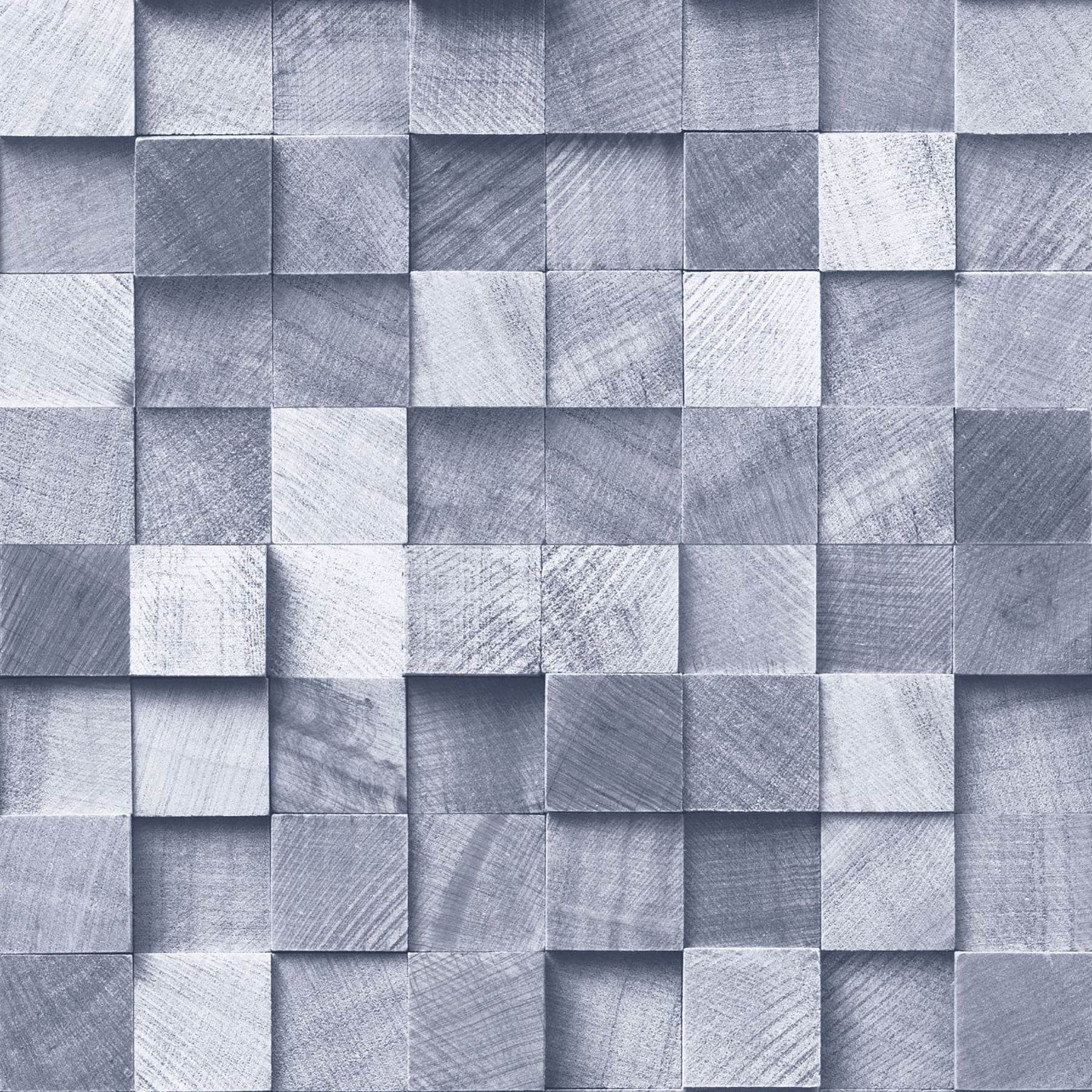 ESTA Home DD138526 56.4-Sq. Feet Blue Non-woven Wood Unpasted Wallpaper