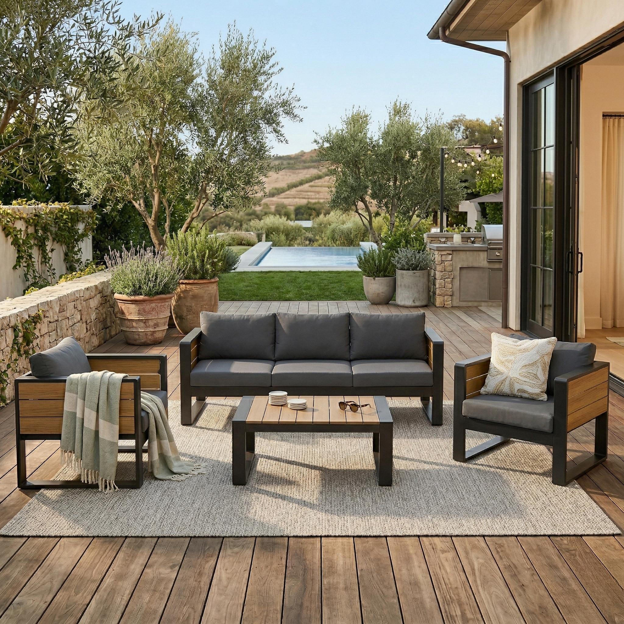Ama Pear S-PCS-26 Patio-Conversation-Sets - View #4