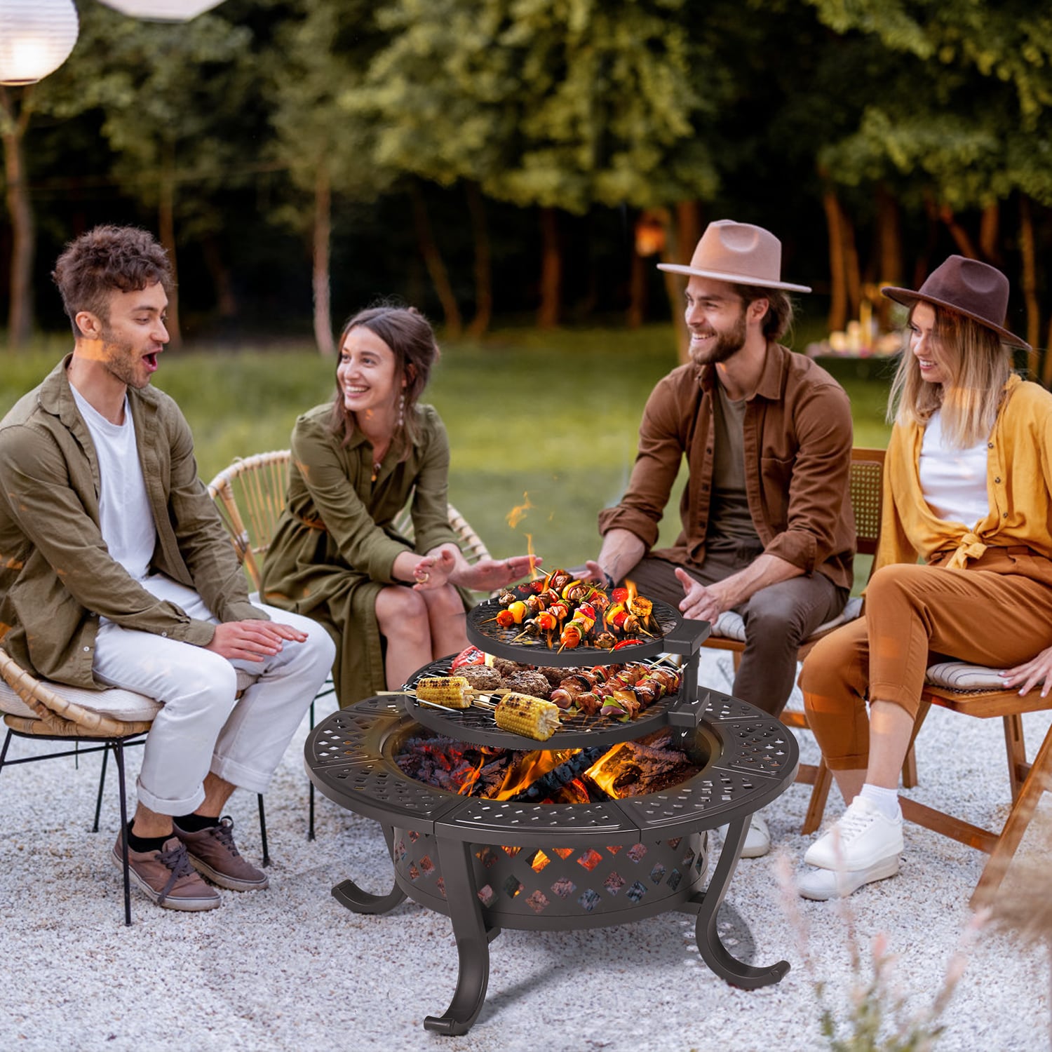 AOXUN G31011 Outdoor-Woodburning-Firepits - View #7