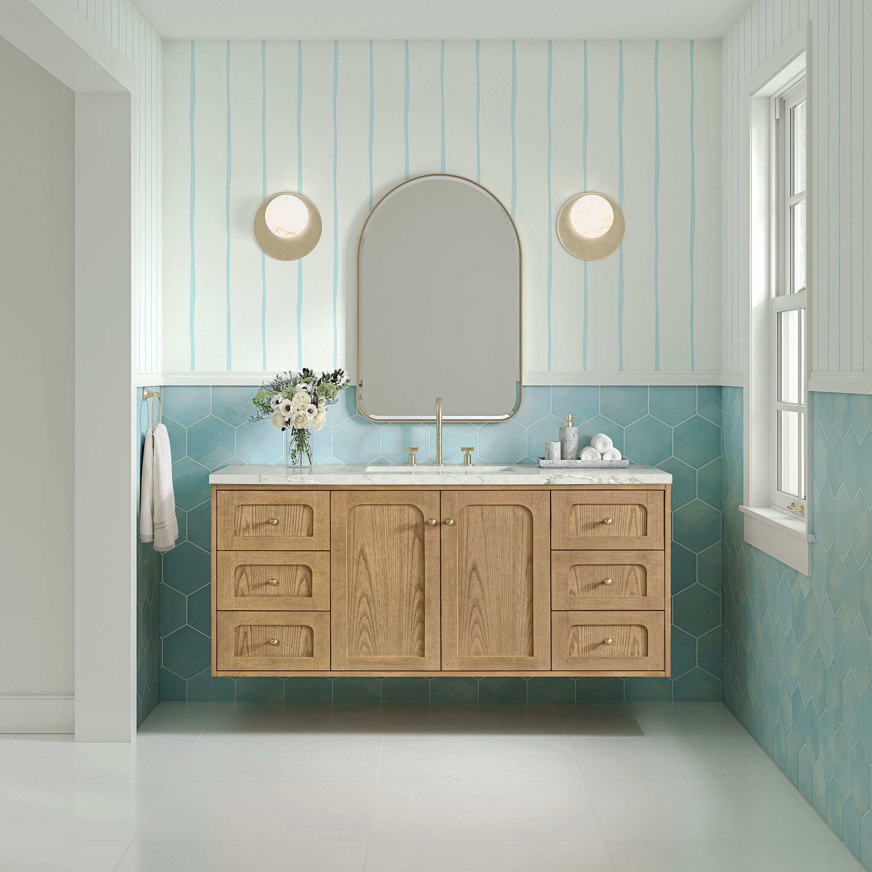 James Martin Vanities 545-V60S-LNO-3VSL Bath-Vanity-Combo - View #5