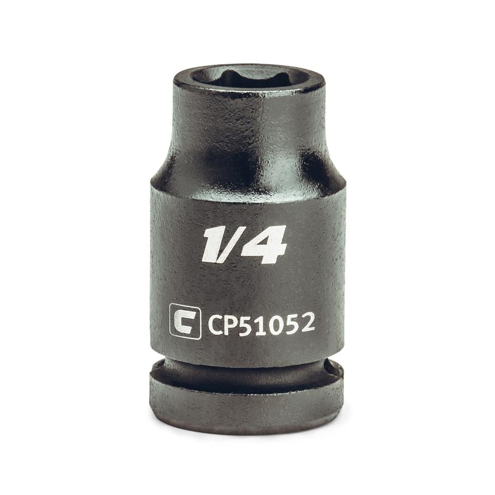 Capri Tools CP51052 Standard (SAE) 1/4-in Drive 1/4-in 6-point Impact Socket Individual