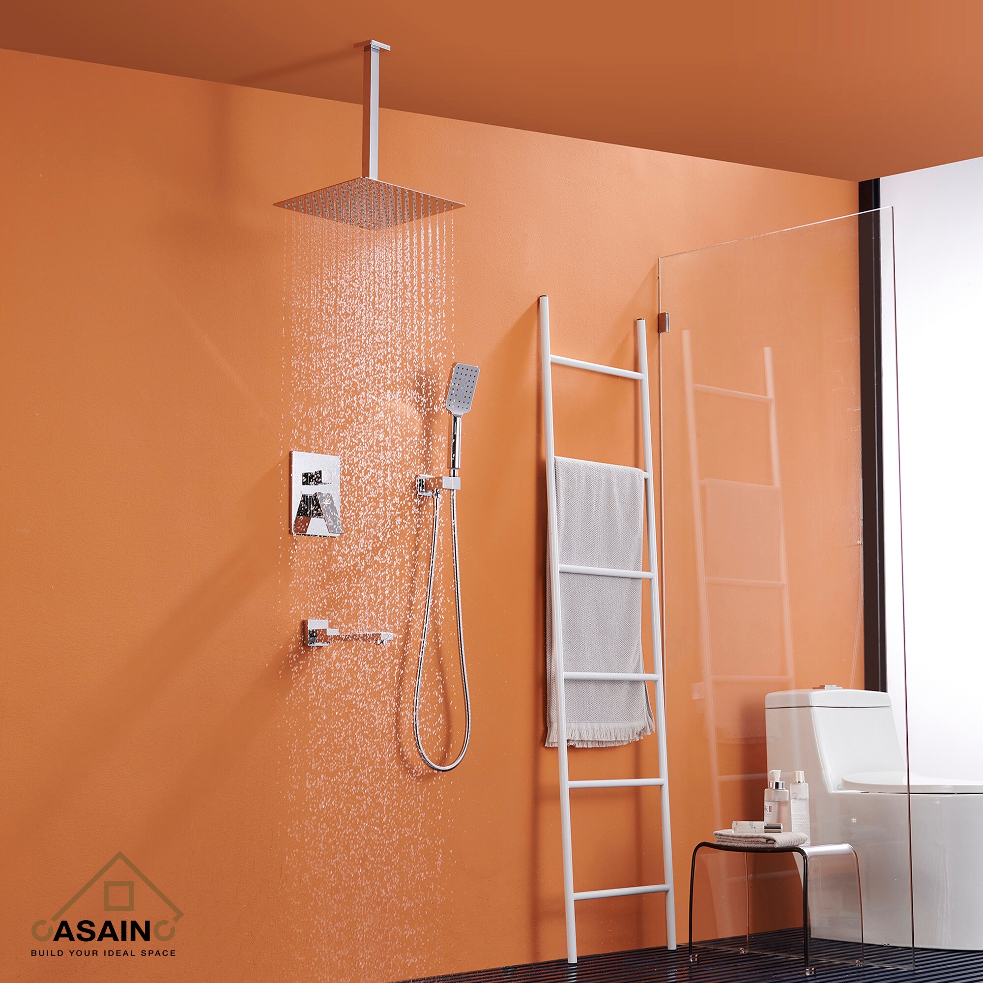 CASAINC WF-W98C03CP-12 Showerhead-Bar-Panels - View #9
