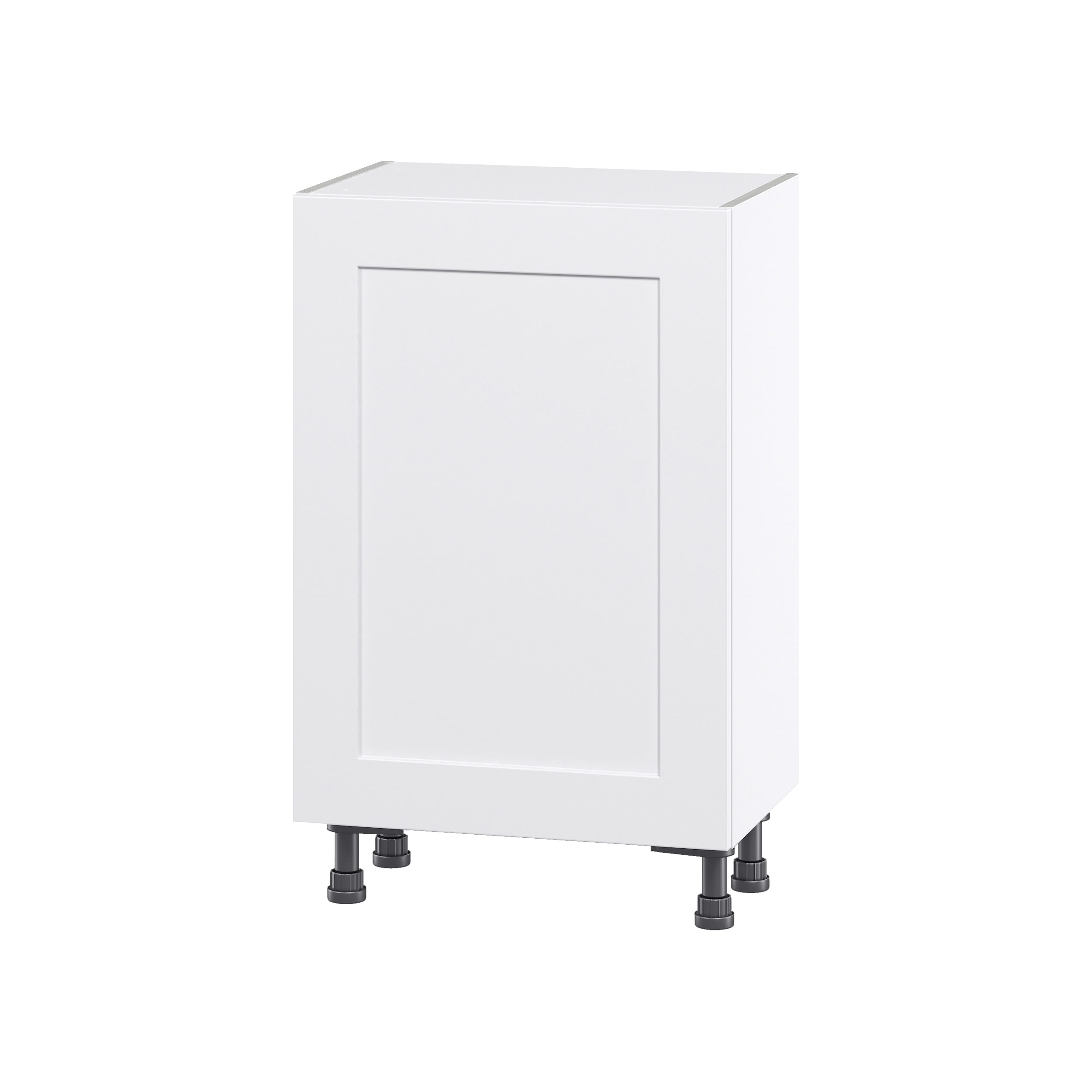 Hugo&Borg Jolie 15-in W x 34.5-in H x 14-in D Warm White 3-Drawers Base Fully Assembled Cabinet (Flat Panel Shaker Style)