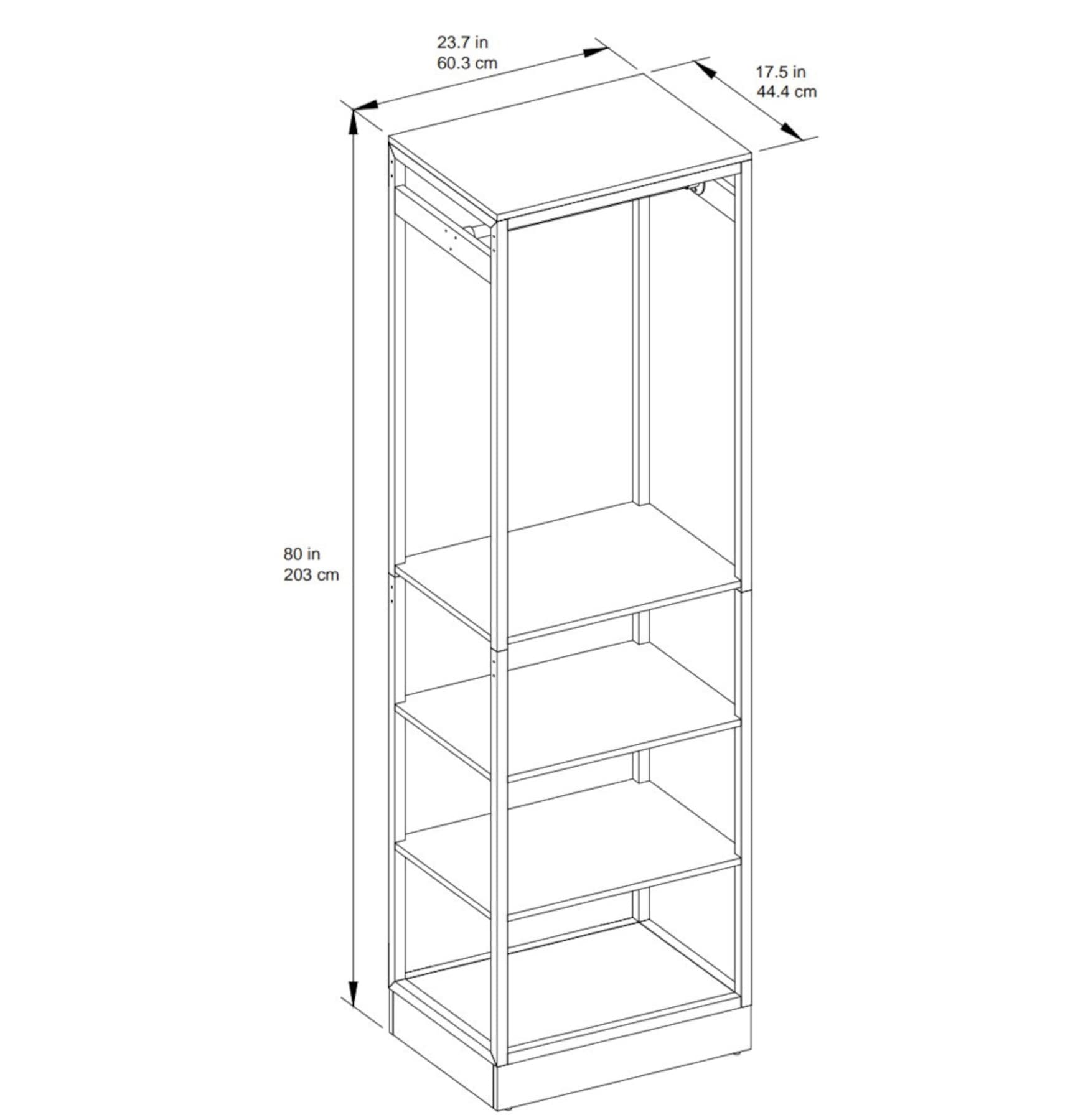 Scott Living SL24CBN-4 Wood-Closet-Kits - View #8