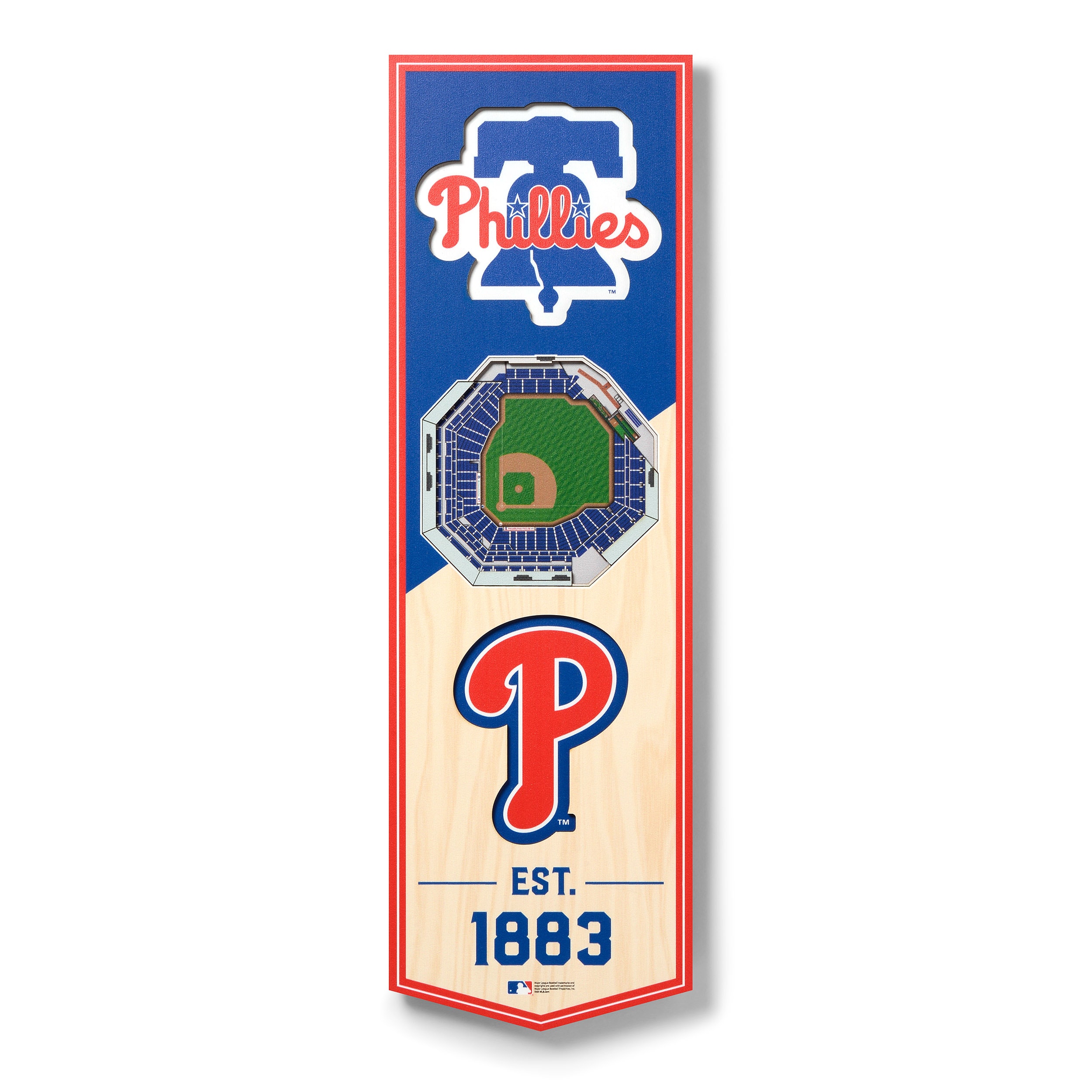  MLB Philadelphia Phillies 3D Portfolio : Sports & Outdoors