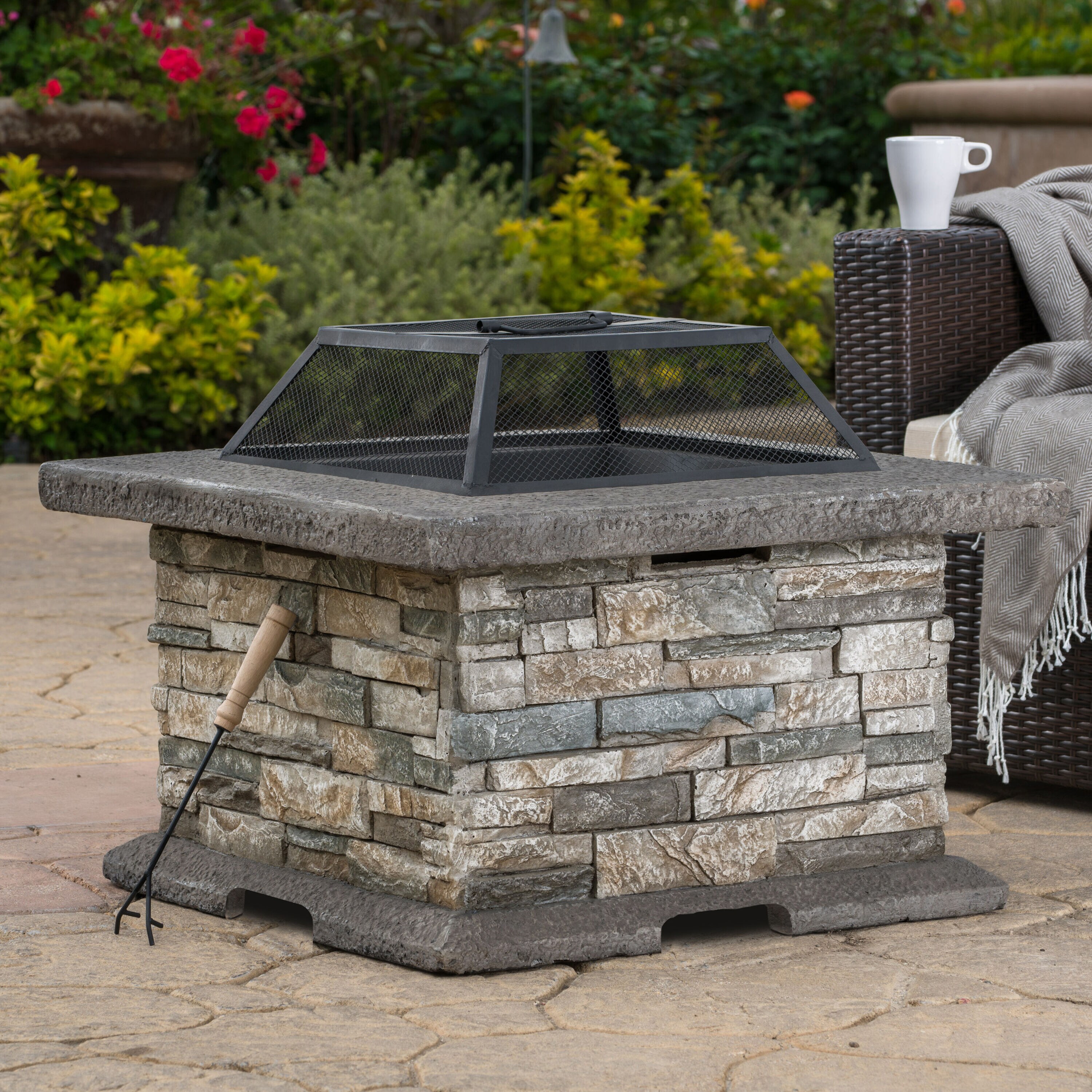 TATAHANCE XN772FP39WOOD Outdoor-Gas-Firepits - View #4