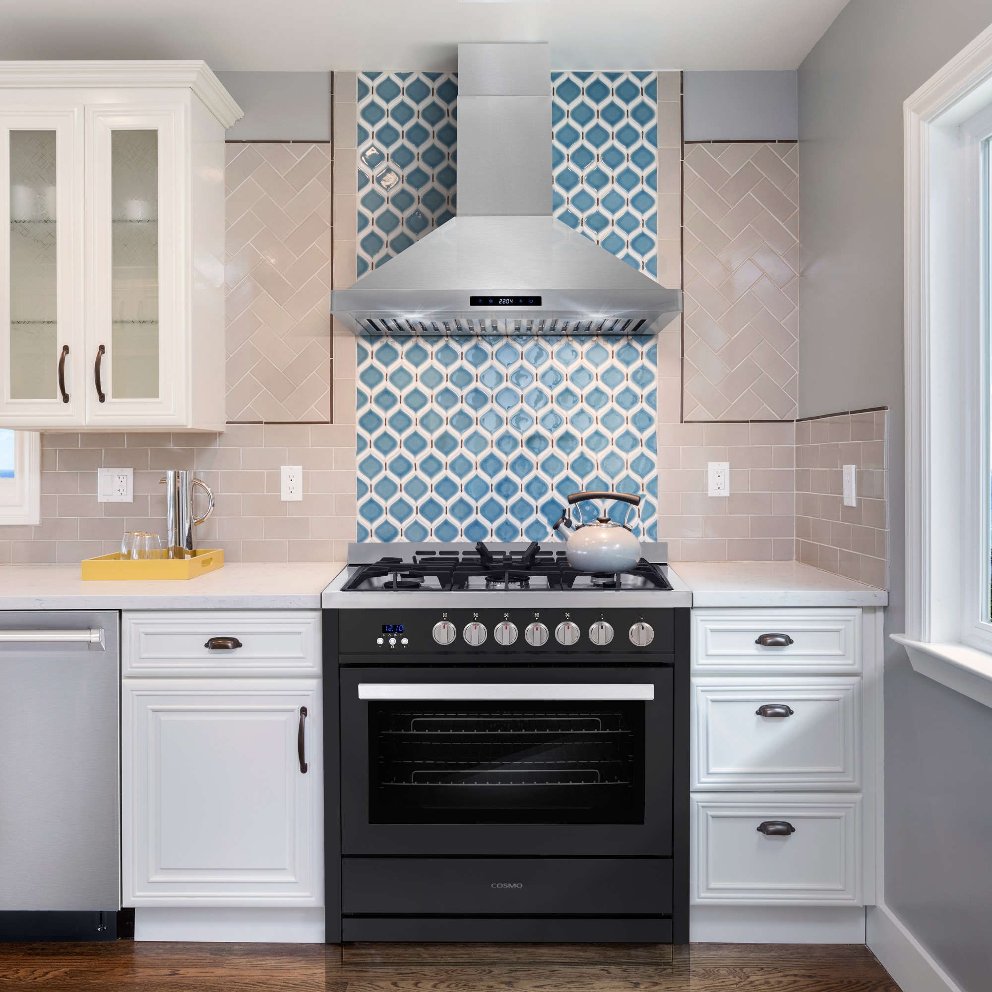 Cosmo COS-965AGC-BKS Freestanding-Gas-Ranges - View #2