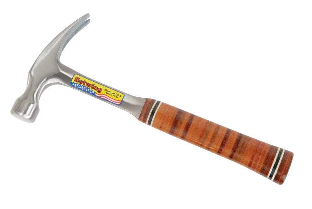 Estwing 16-oz Smooth Face Steel Head Leather Rip Claw Hammer in the Hammers  department at