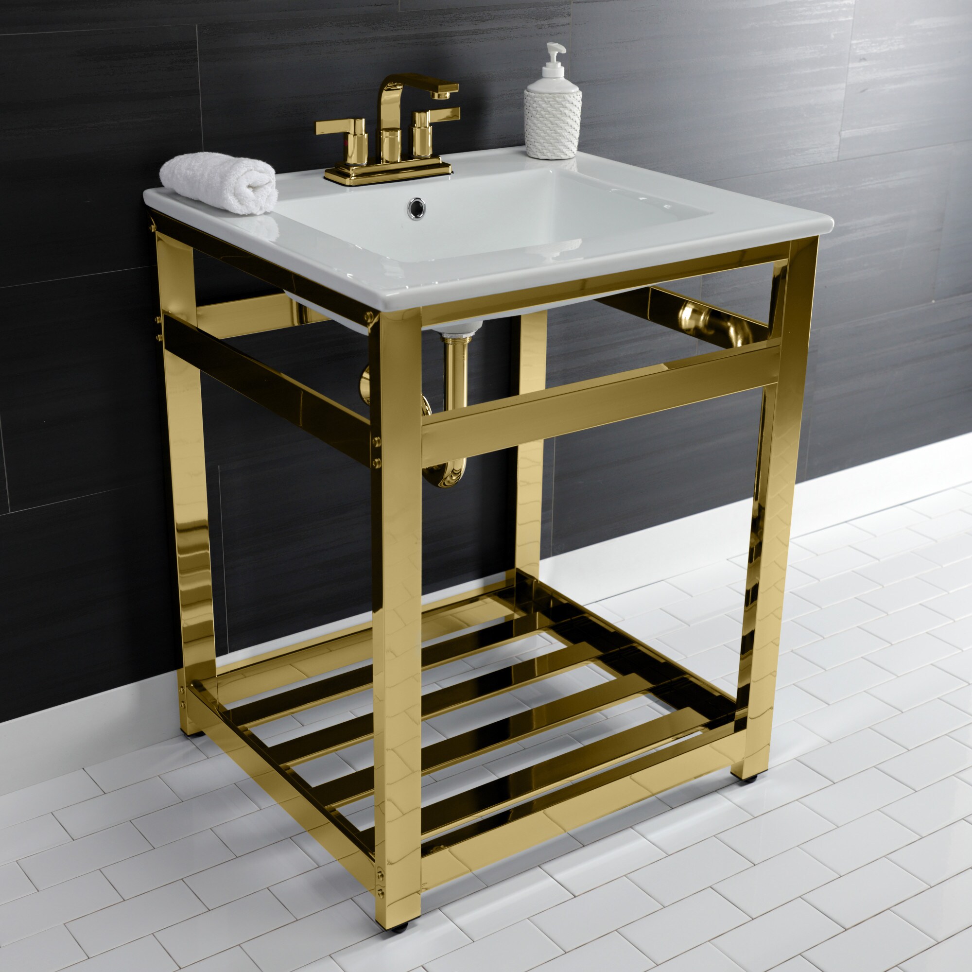 Kingston Brass WLVWP2522W4A2 Bath-Sink - View #8