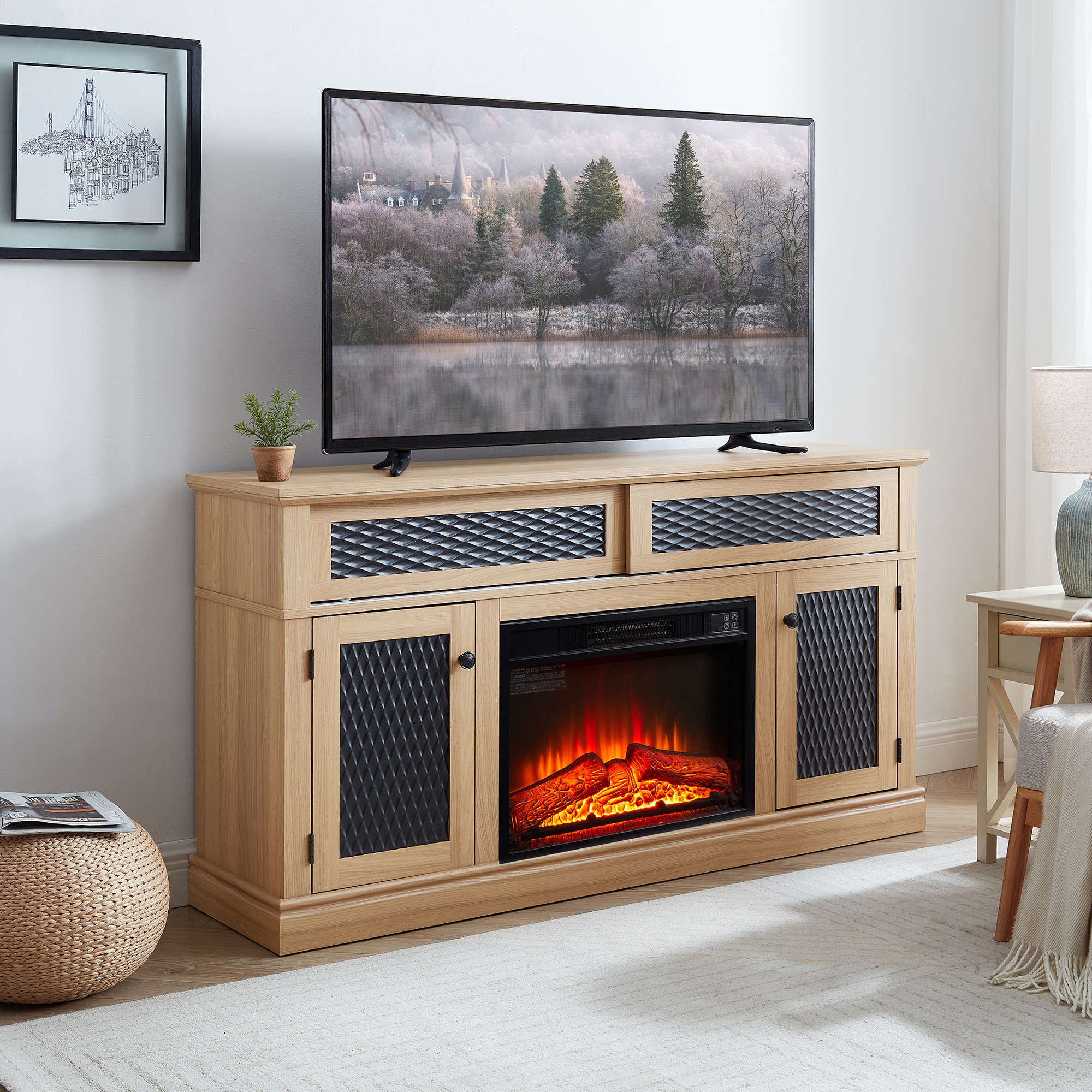 Bybafun YC1600081 Electric-Fireplaces - View #6