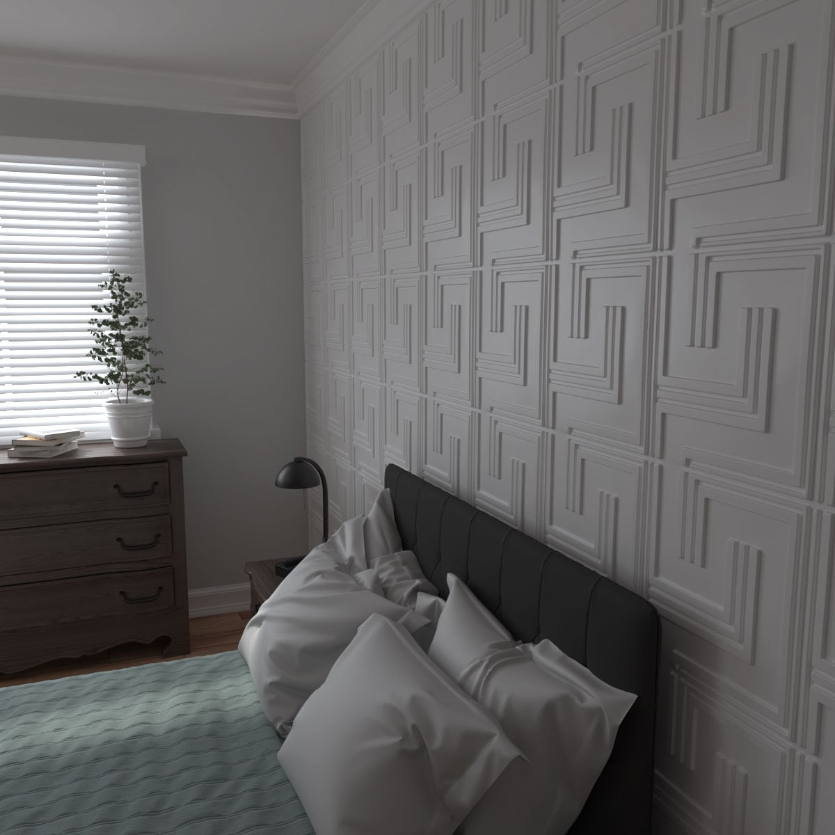 Ekena Millwork WP20X20GMWH-CASE-20 Wall-Panels - View #12
