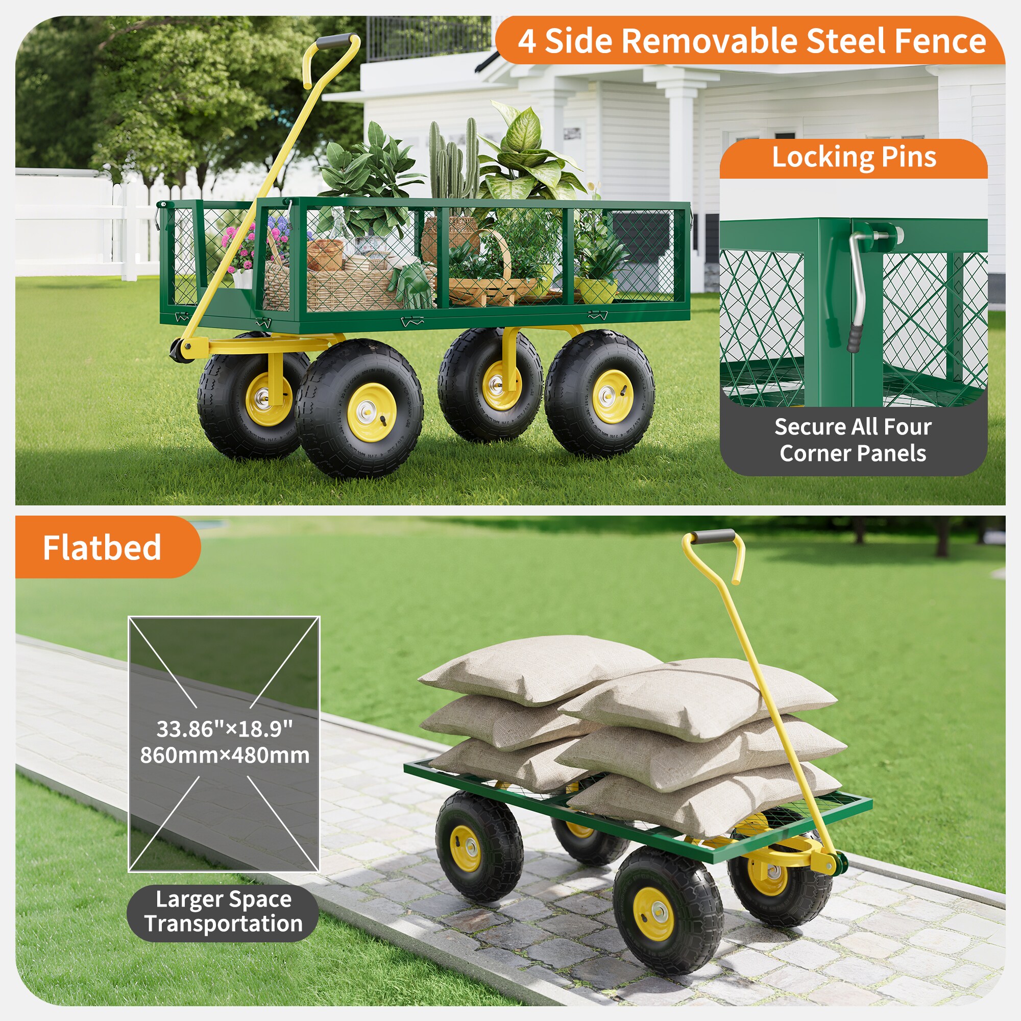 Garvee PHO34H8XK5T001 Plant-Caddy-Cart - View #3