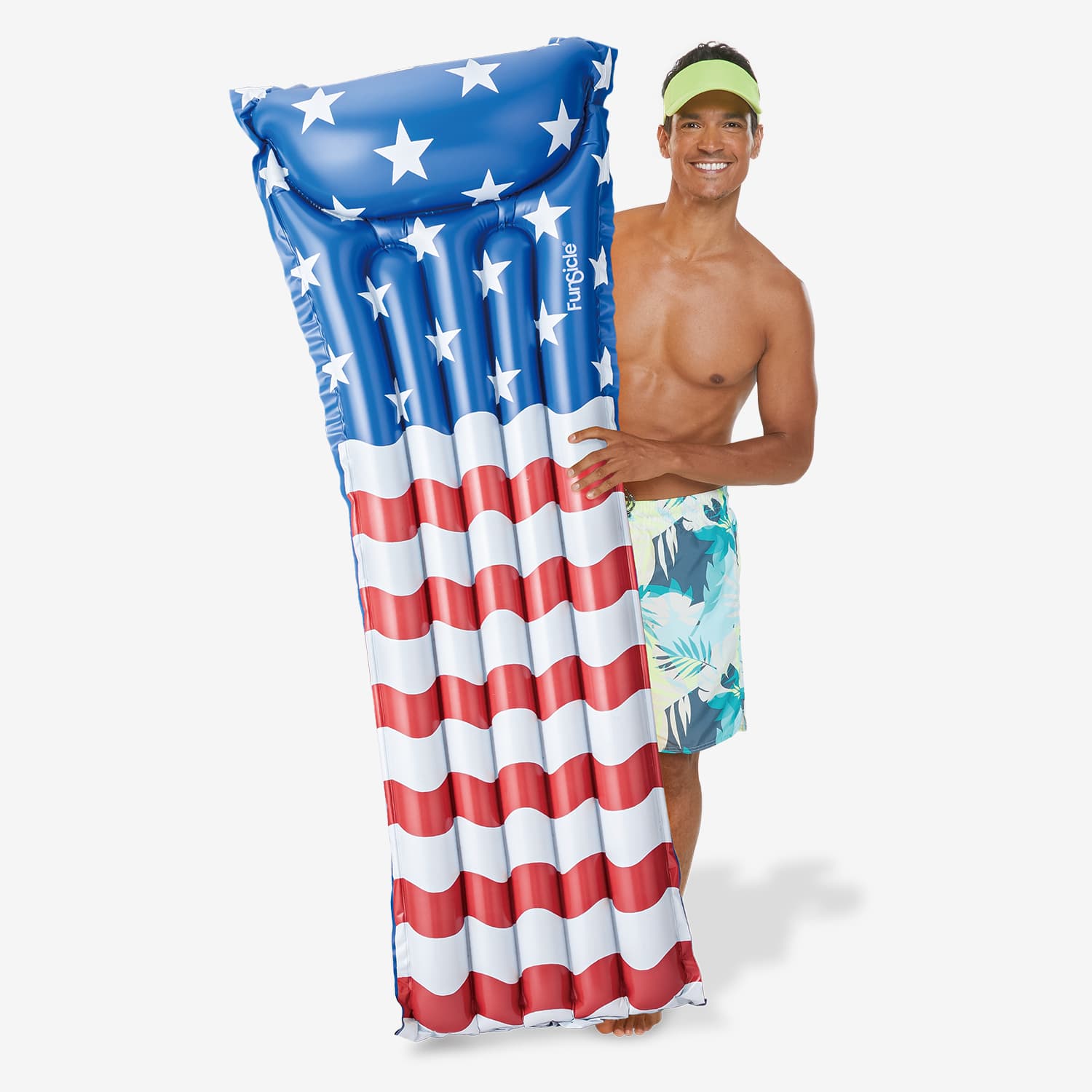 Funsicle K60897000 Americana Eezy Breezy Mat 5-ft 5-in Inflatable Float
