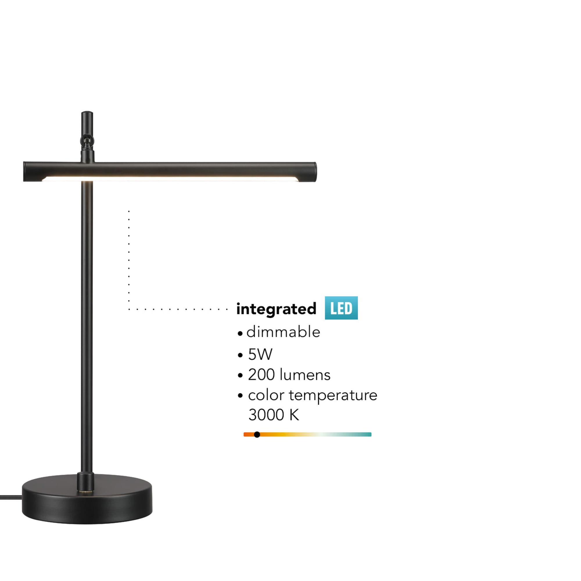 Globe Electric 15-in Matte Black Desk Lamp with Shade in the Desk Lamps ...