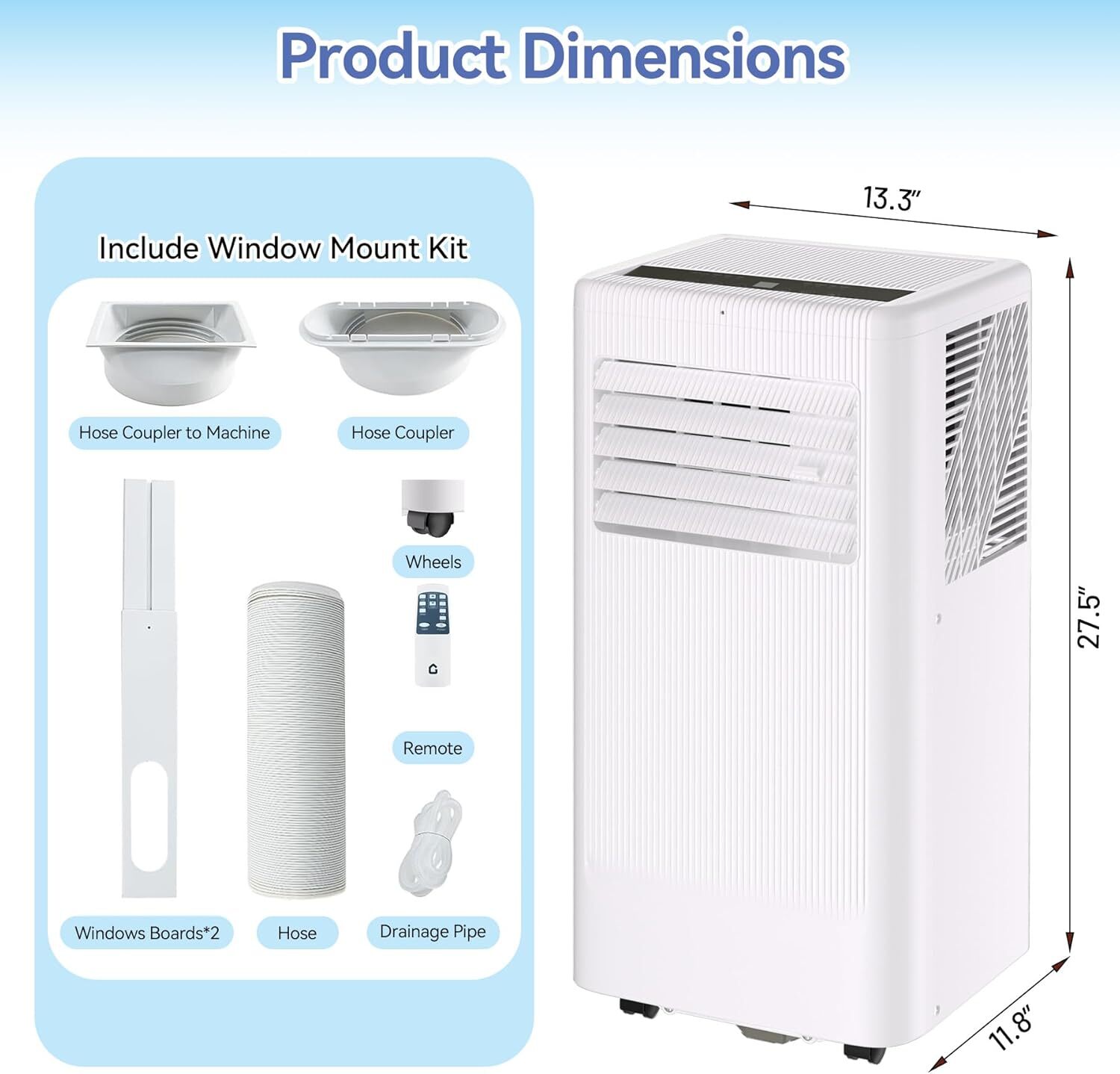 WhizMax LSHQQPHK-336UFH8G Portable-Air-Conditioners - View #8
