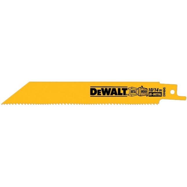 5 Pack DEWALT USA Bi-Metal 4" Reciprocating Saw Blades Metal Cutting 14 TPI