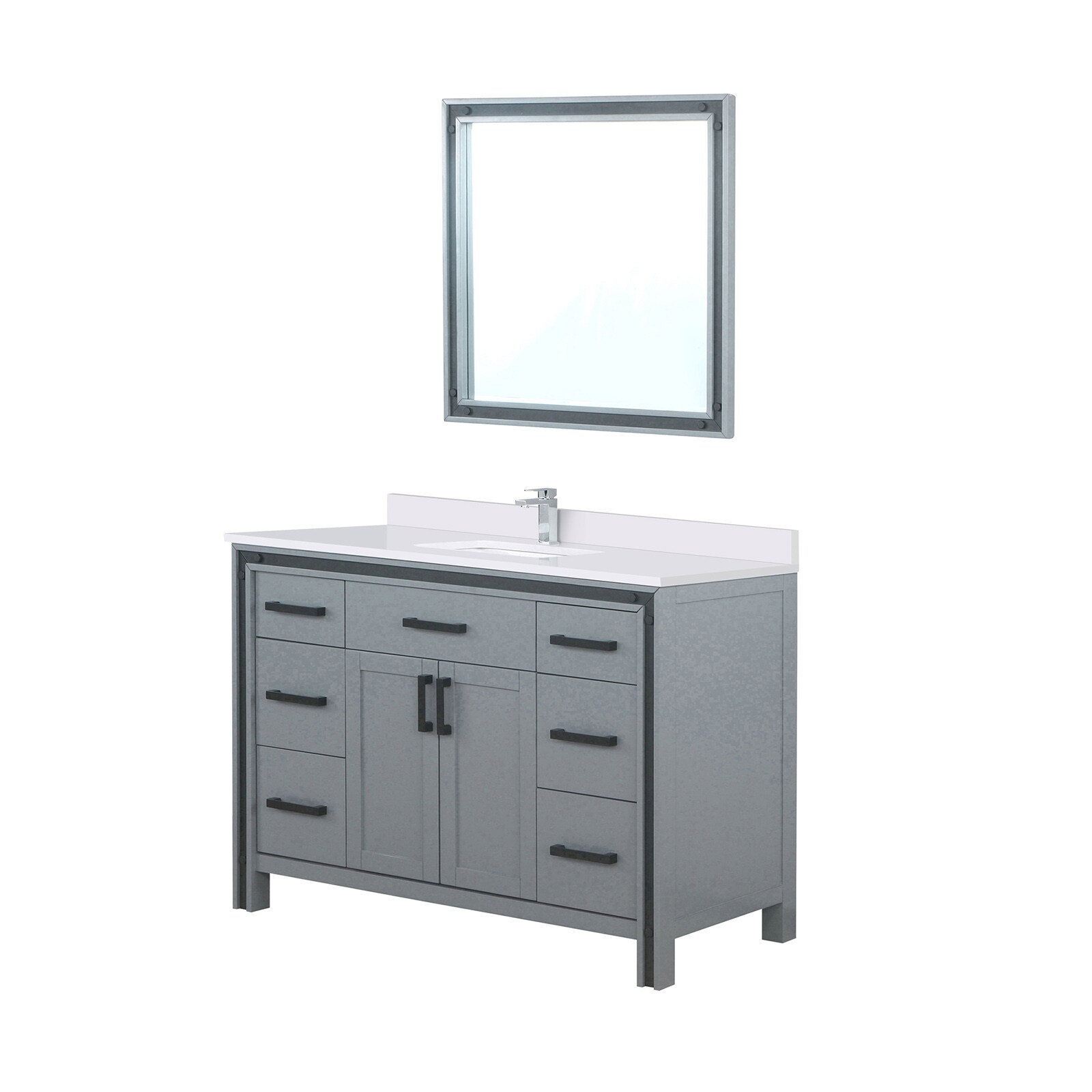 Lexora LZV352248SBJSM34F Bath-Vanity-Combo - View #5