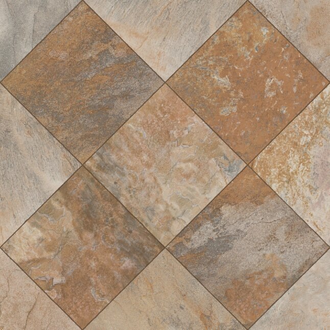 Congoleum AirStep Plus Crossing 12-ft W x Cut-to-Length Haley's Comet Stone Look Low-Gloss Finish Sheet Vinyl Congoleum AirStep Plus Crossing 12-ft W x Cut-to-Length Haley's Comet Stone Look Low-Gloss Finish Sheet Vinyl