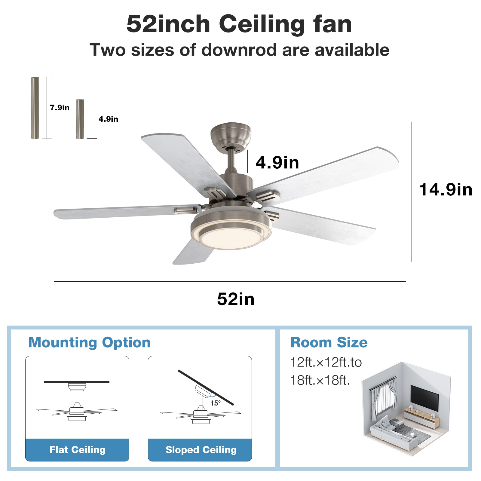 Warmiplanet WICF03 Ceiling-Fans - View #11