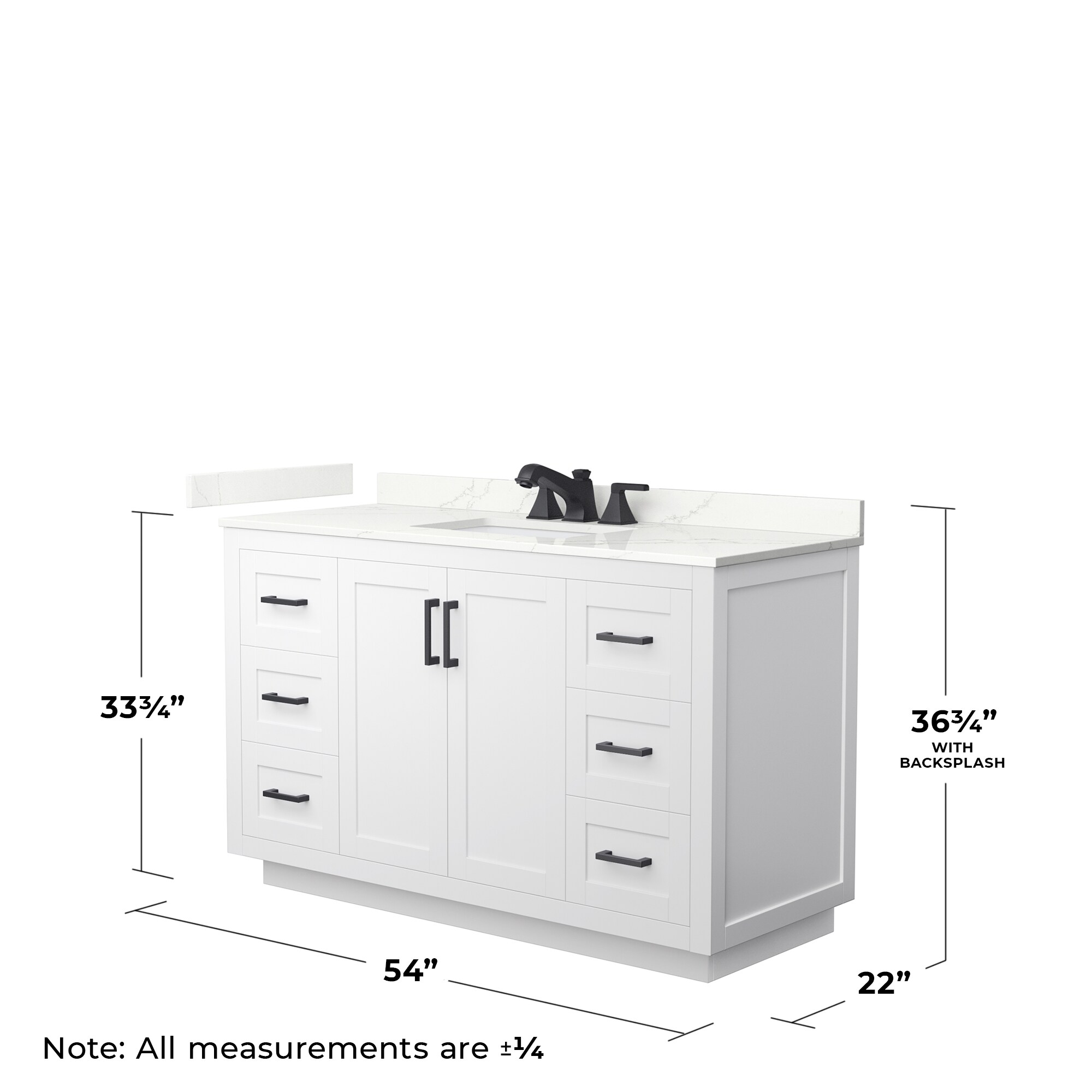 Wyndham Collection WCF292954SWBGTUS3MXX Bath-Vanity-Combo - View #5