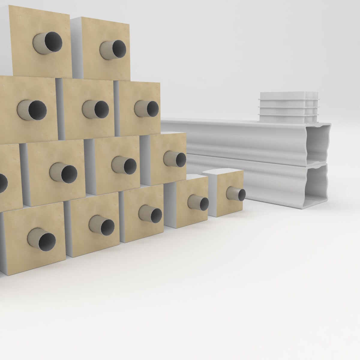 Ekena Millwork BALK38X180LGG railings - View #6