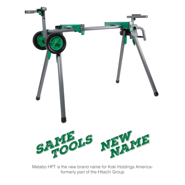 Metabo HPT Steel Miter Saw Stand in the Saw Stands department at Lowes.com